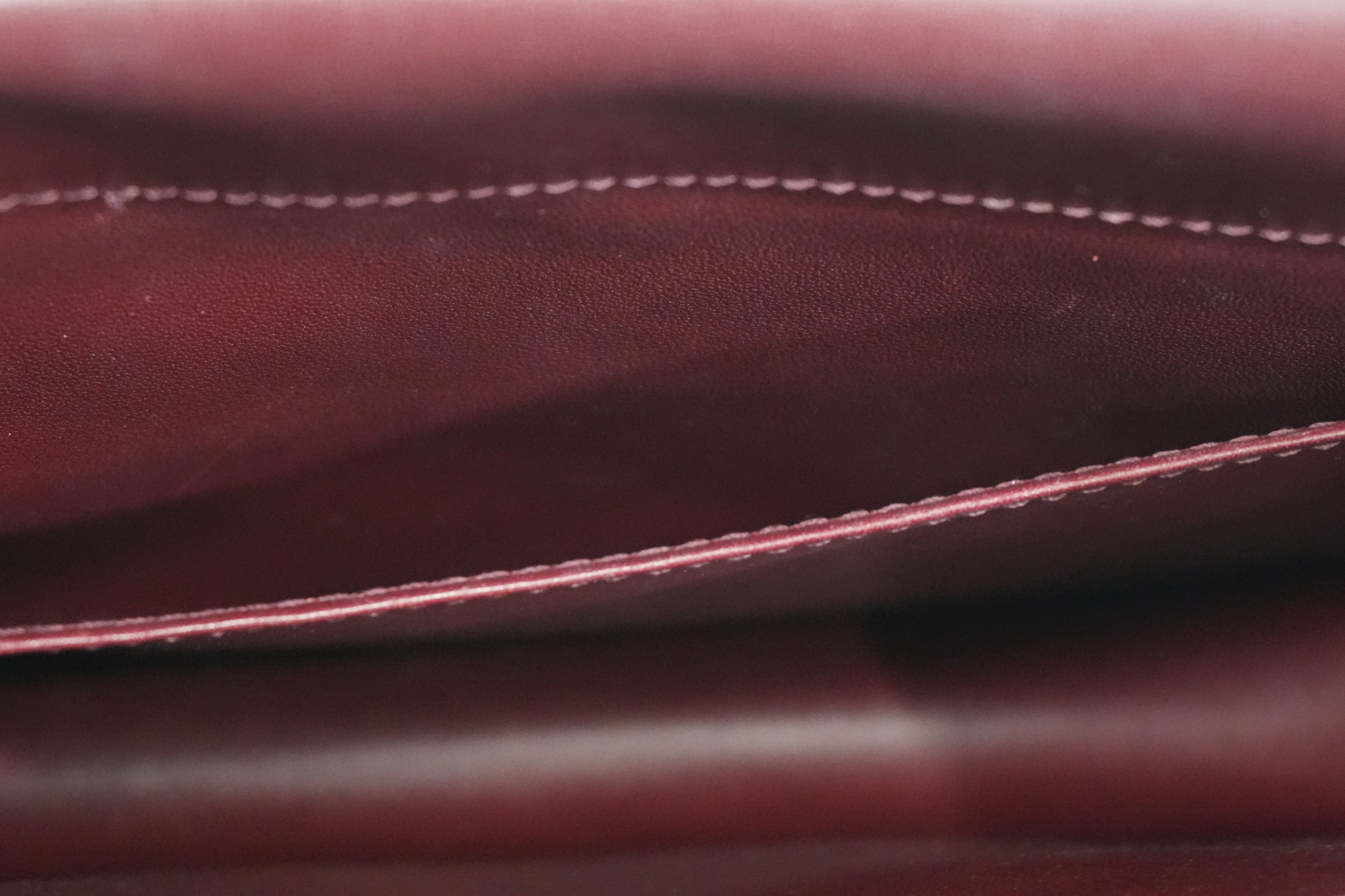 Pre-owned Cartier Crossbody Bag Burgundy