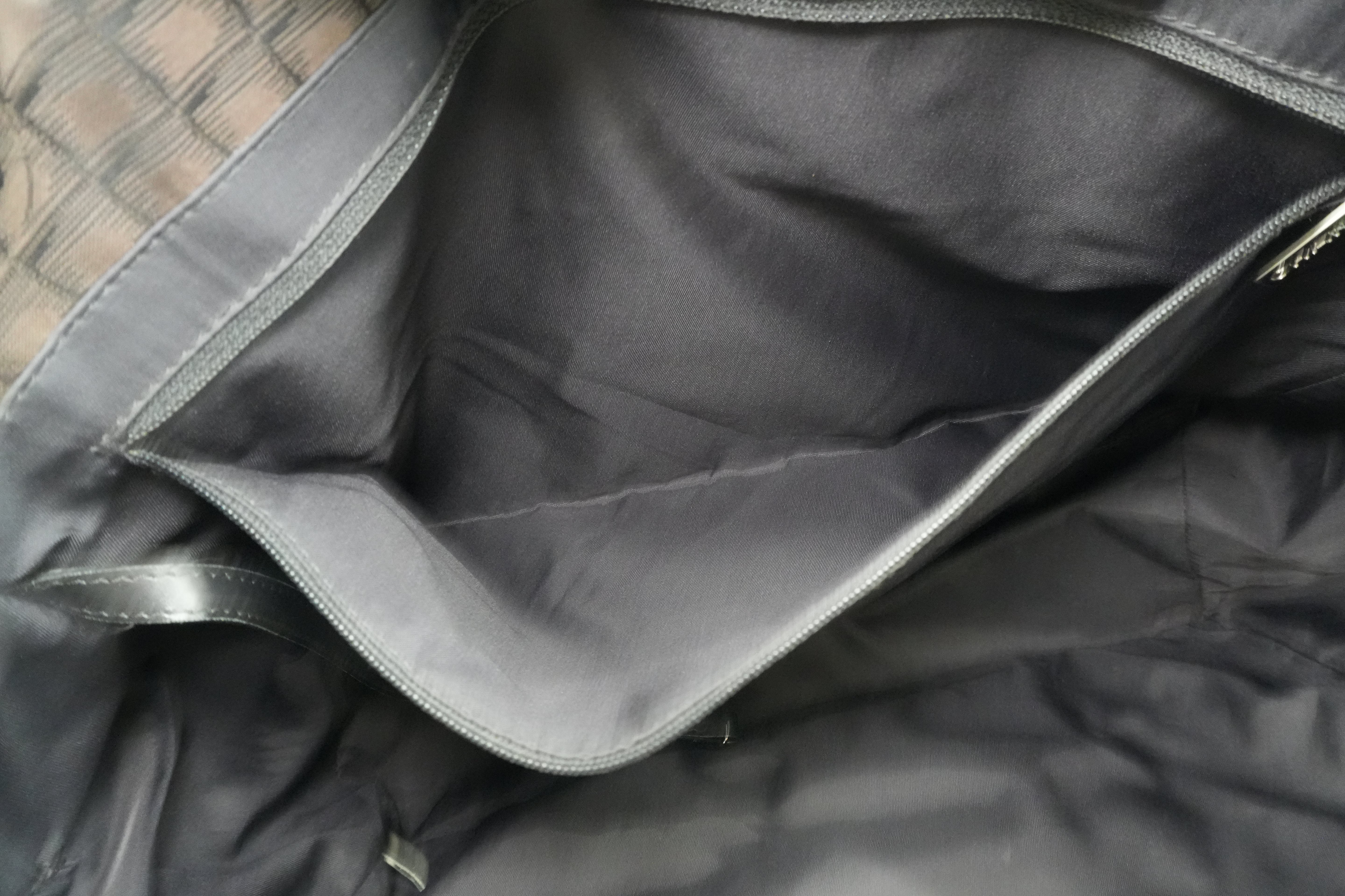 Chanel New Travel Line Tote Bag Black Used