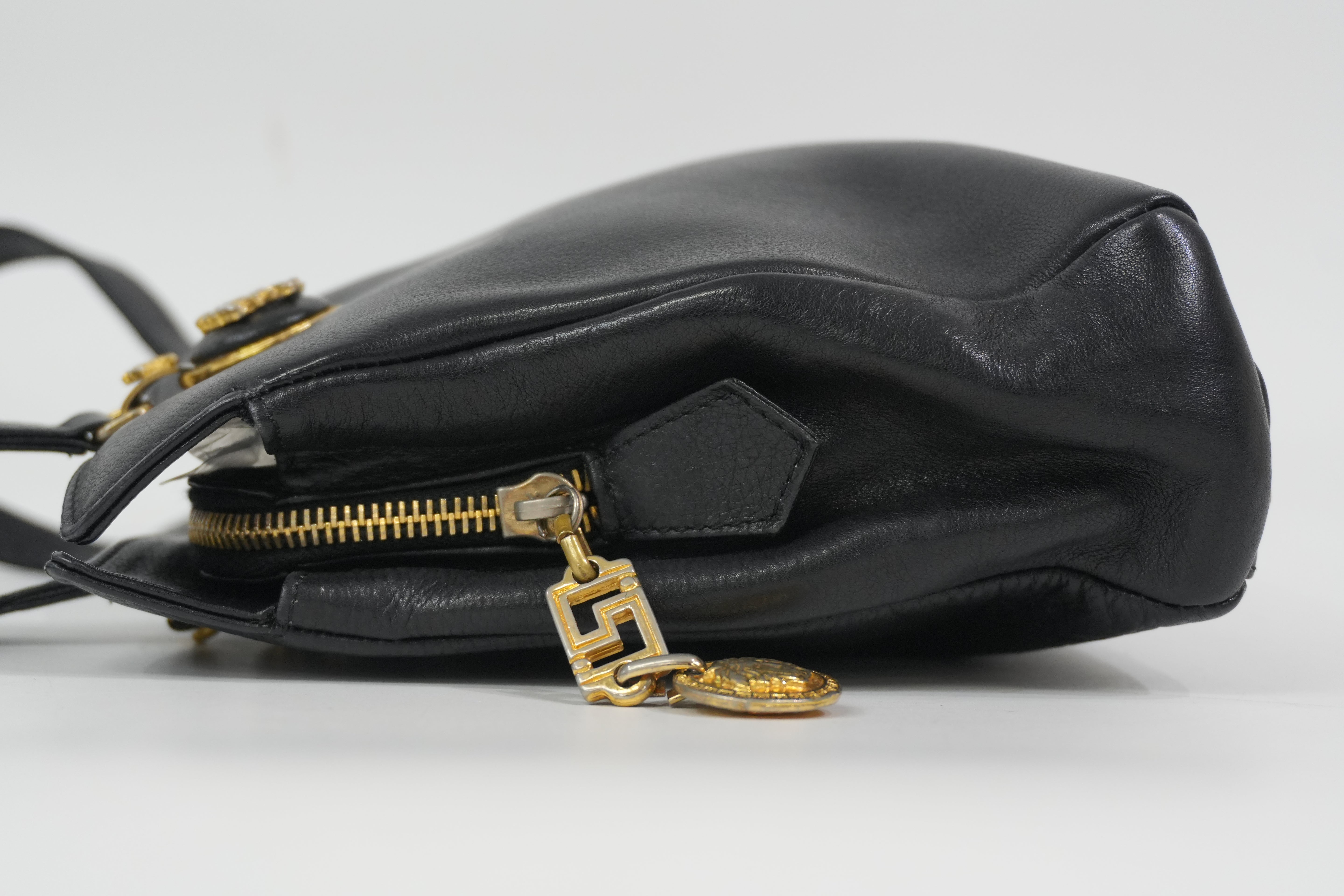 Pre-Owned Versace Tote Bag Black