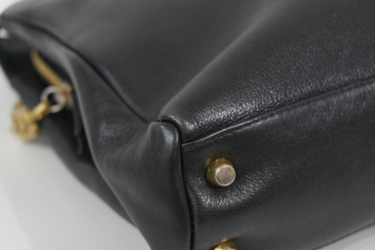 Pre-Owned Versace Tote Bag Black