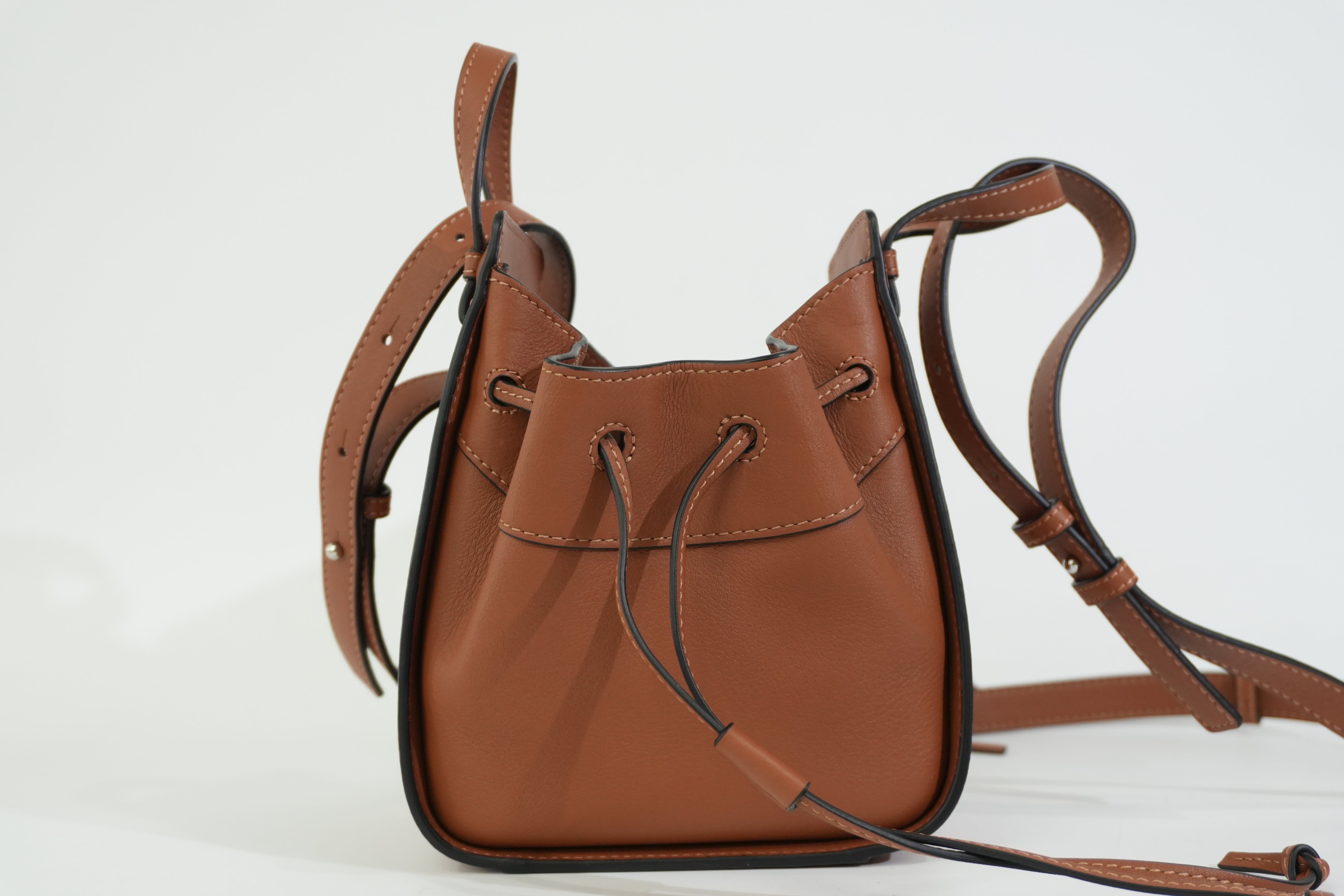 Pre-owned Loewe Mini Hammock Shoulder Bag Brown