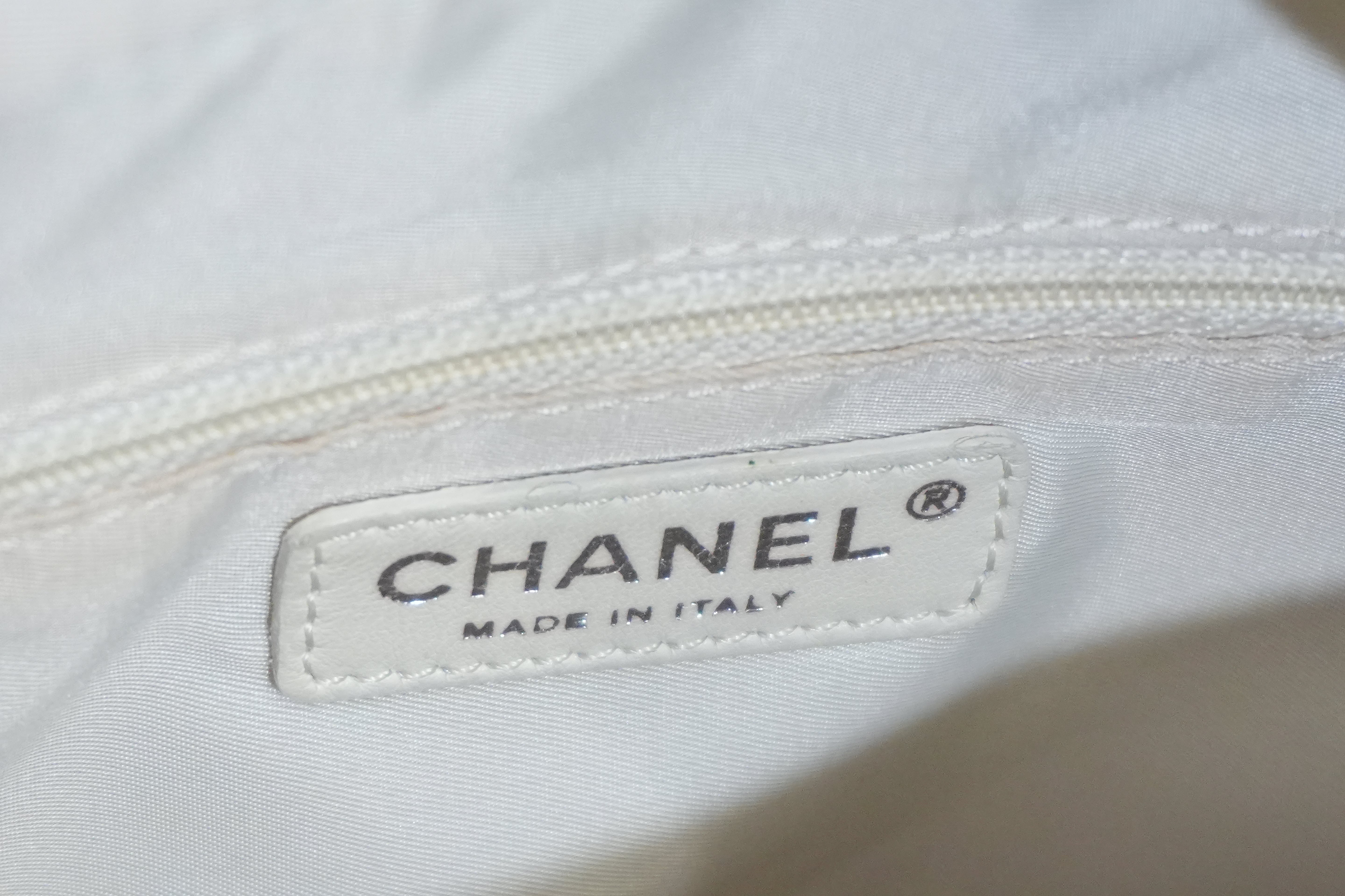 Pre-owned Chanel Paris Biarritz Tote Bag Metallic Gold