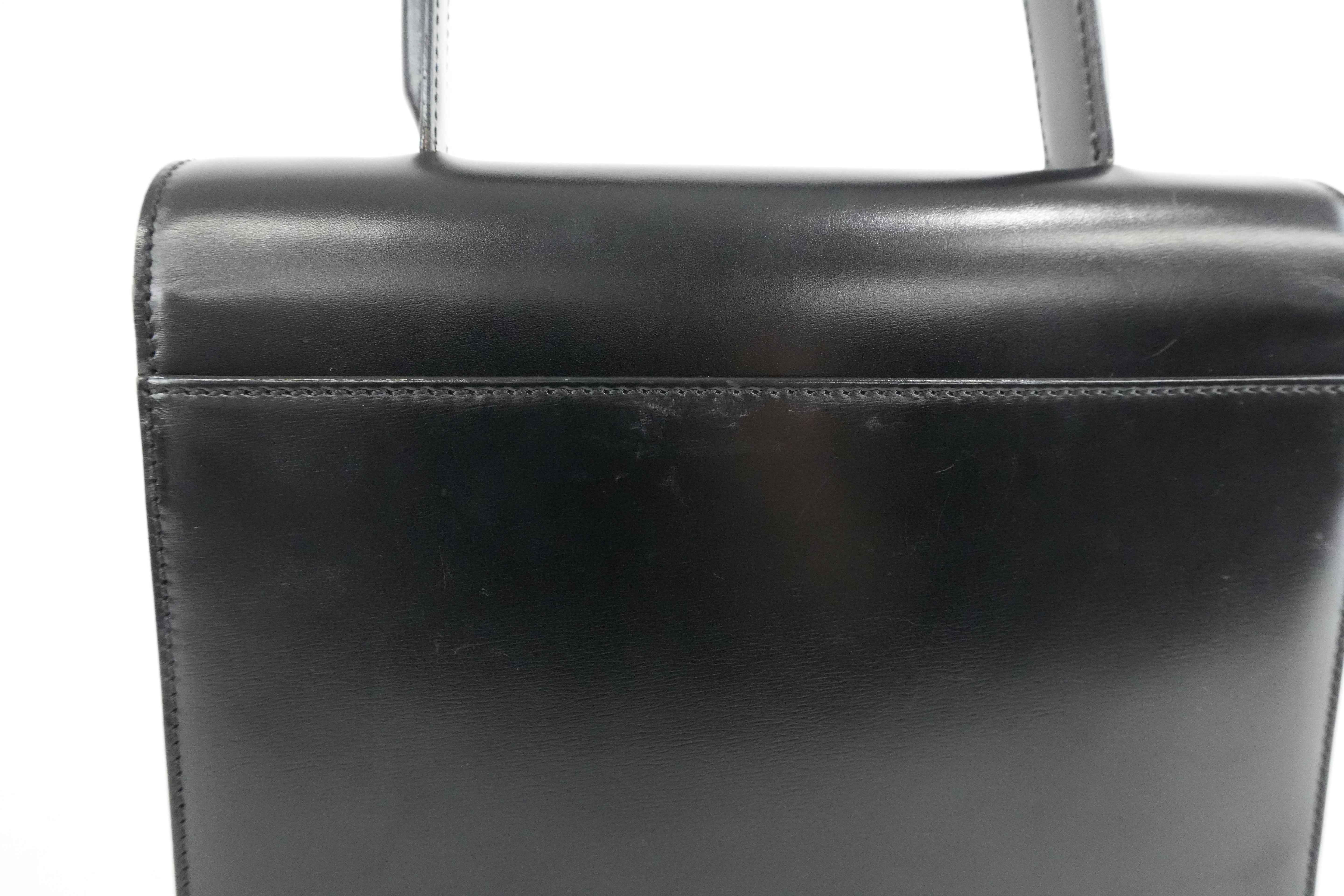 Cartier Panthere Handbag Black Used