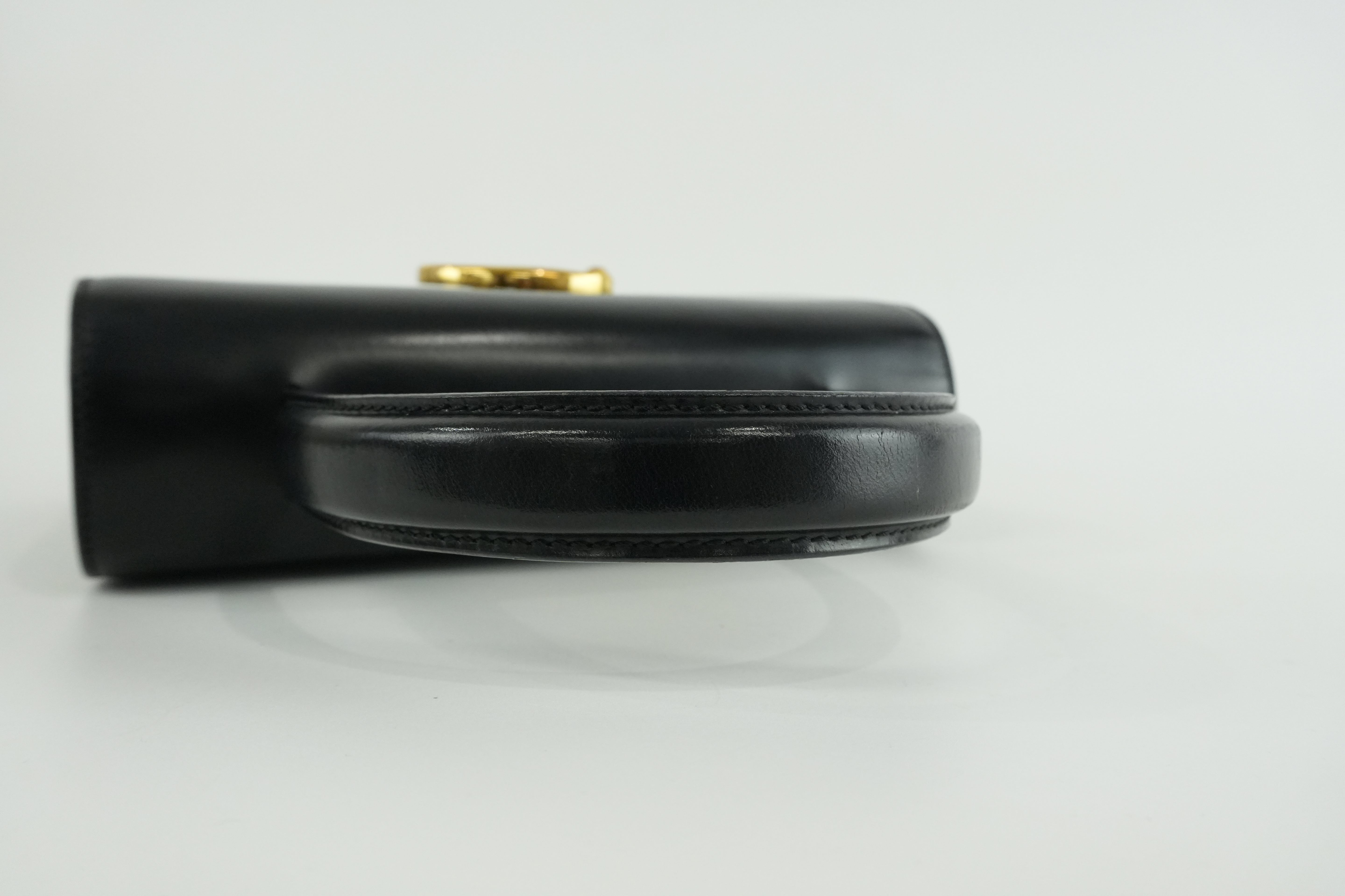 Cartier Panthere Handbag Black Used