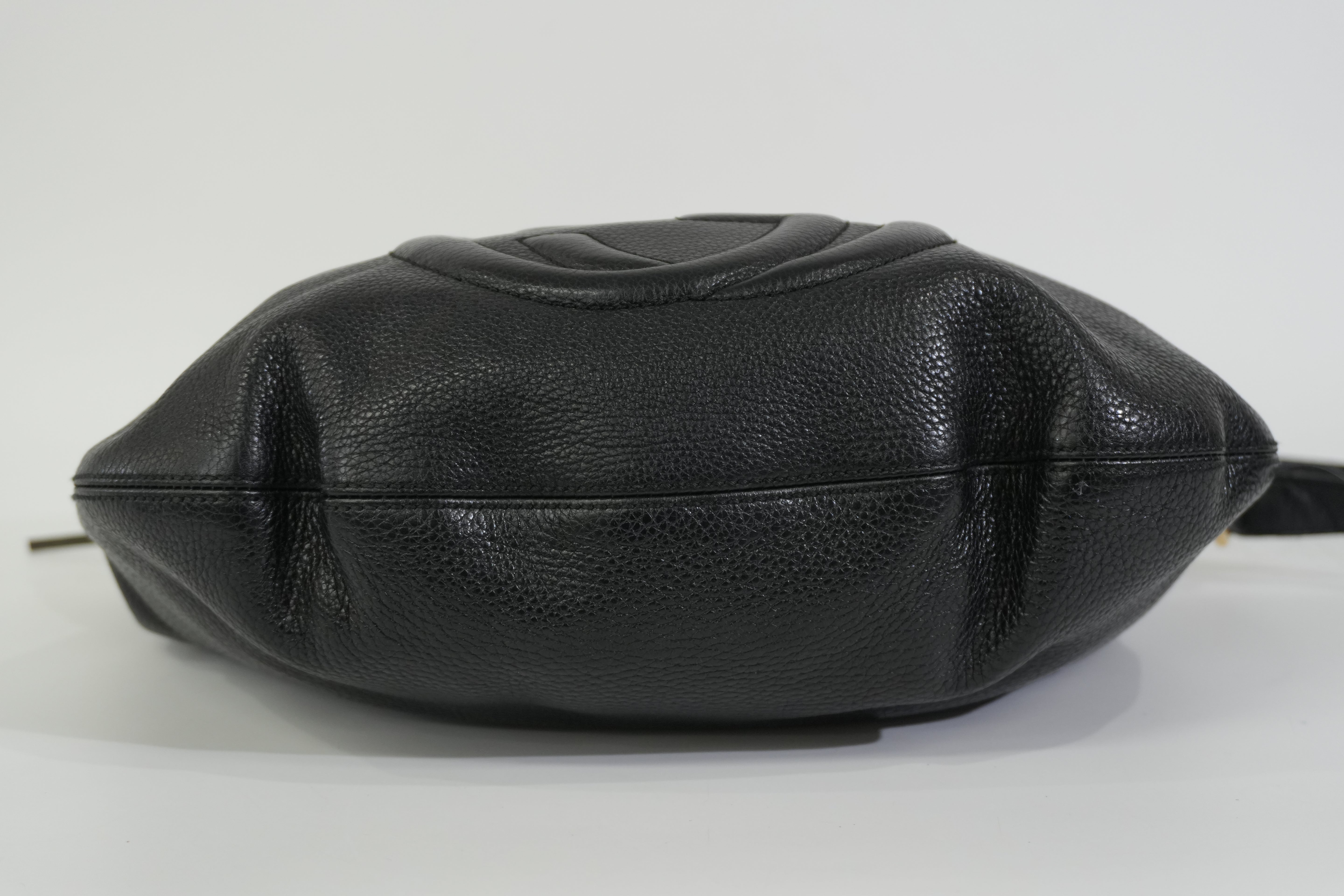 Pre-owned Gucci Soho Shoulder Bag Black