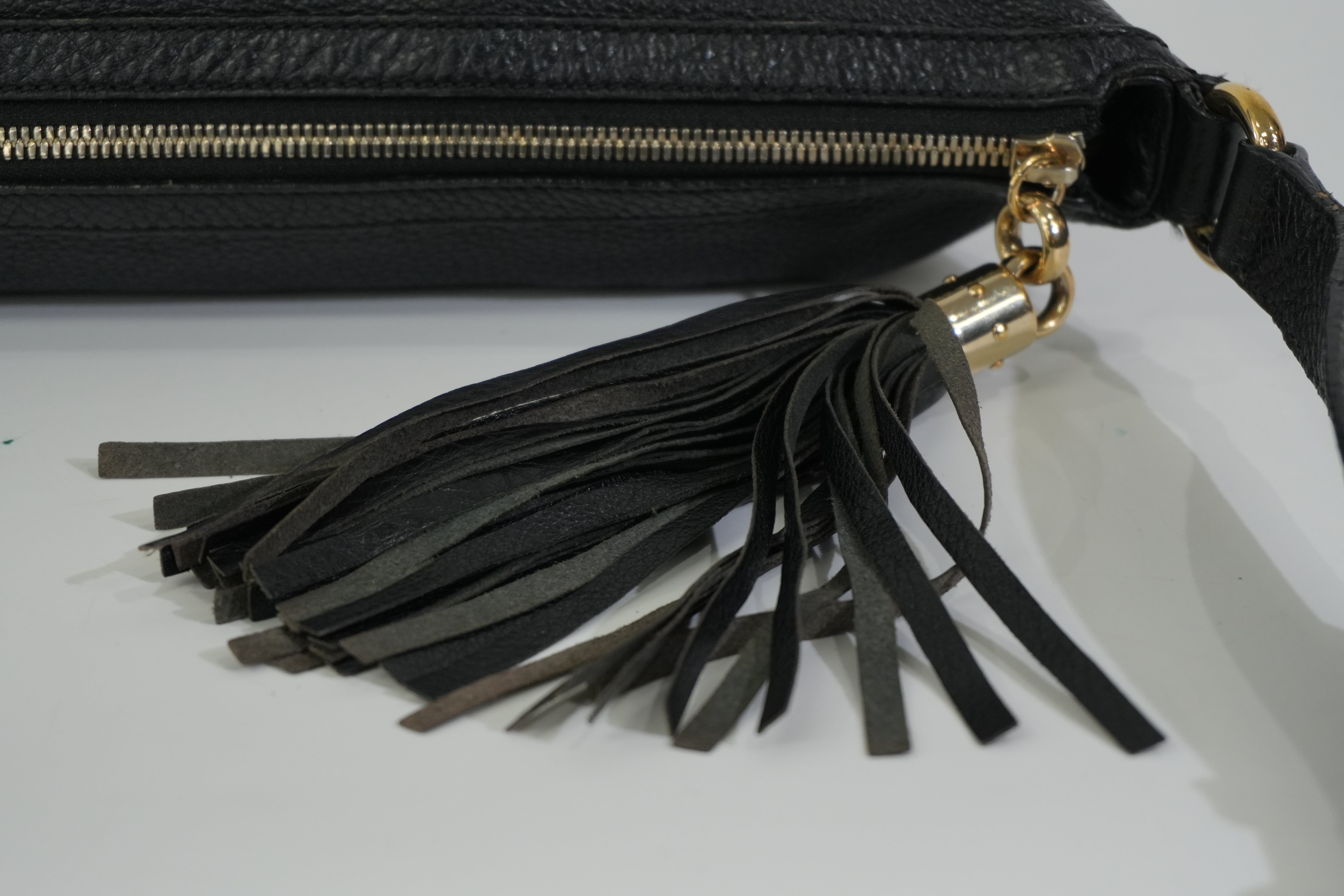 Pre-owned Gucci Soho Shoulder Bag Black