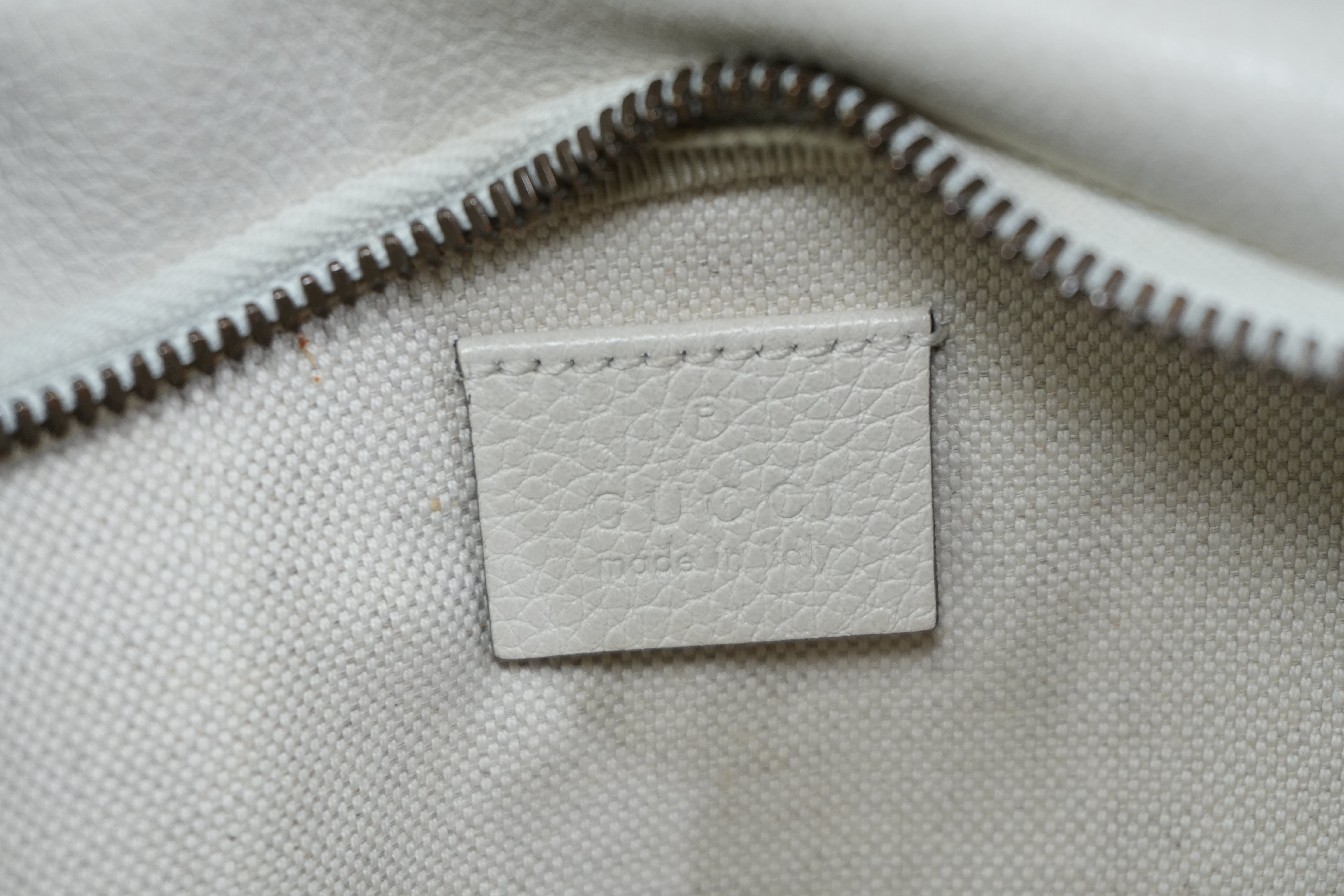 Pre-owned Gucci Body Bag White