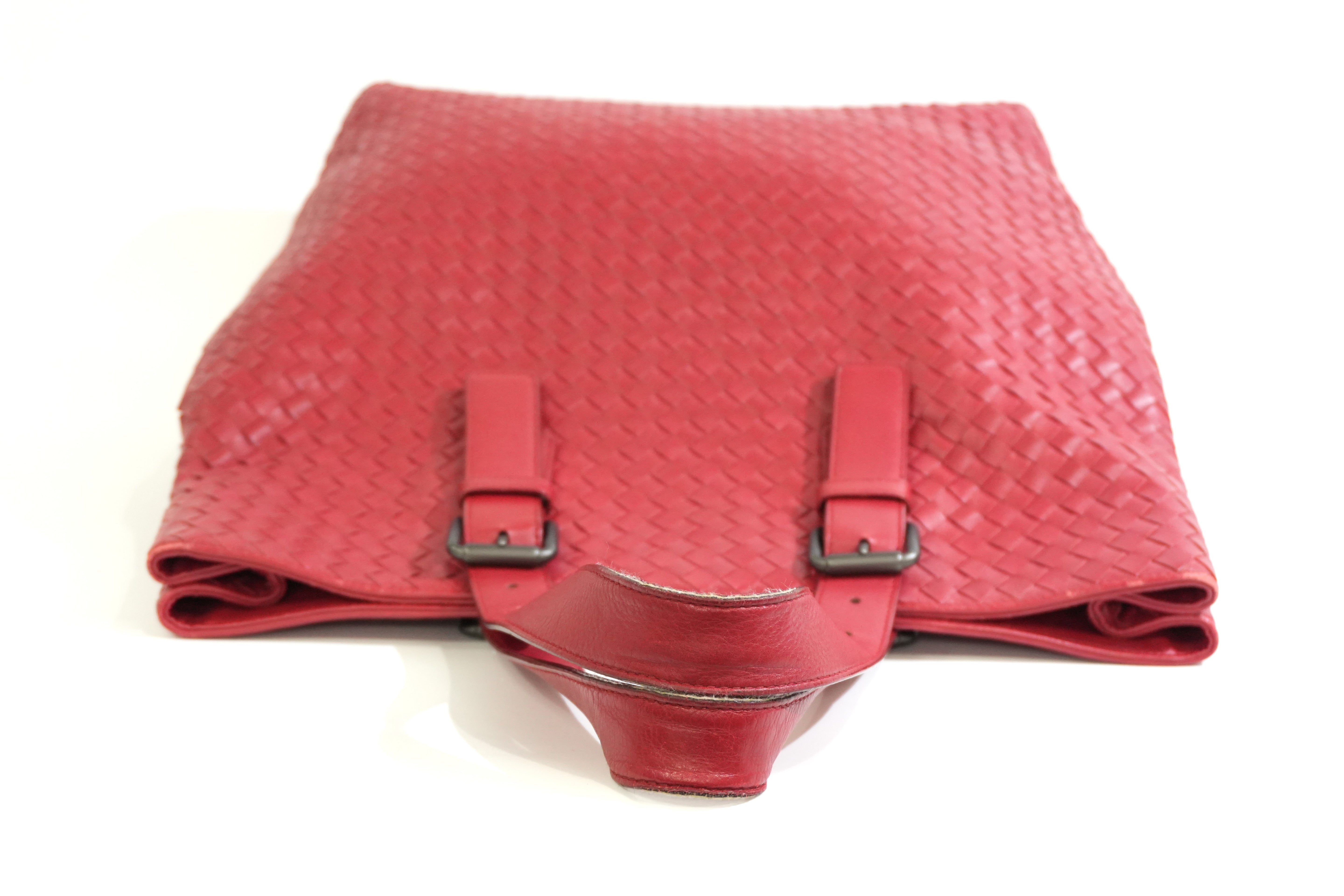 Pre-owned Bottega Handbag Red