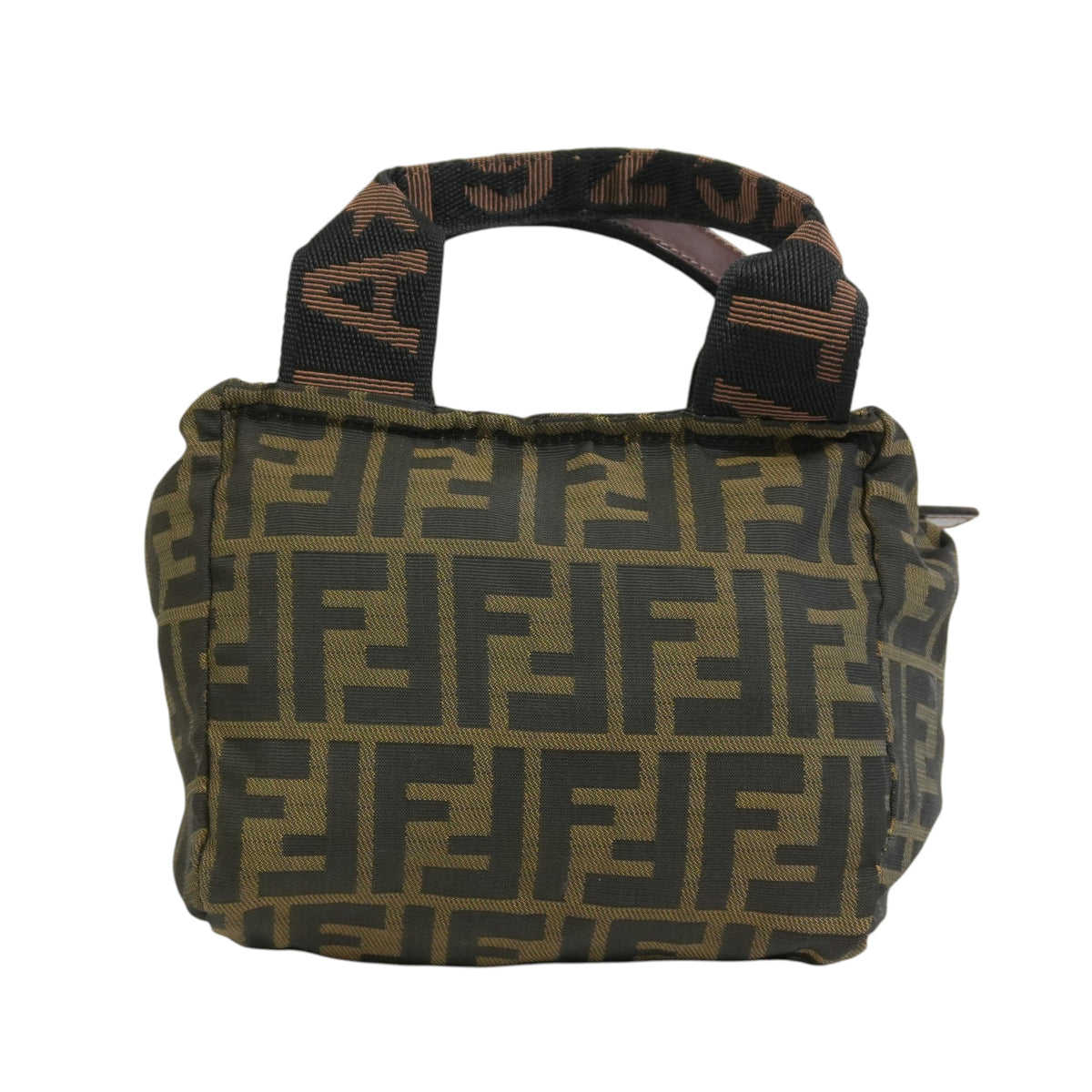 Pre-owned Fendi Zucca Handbag Brown