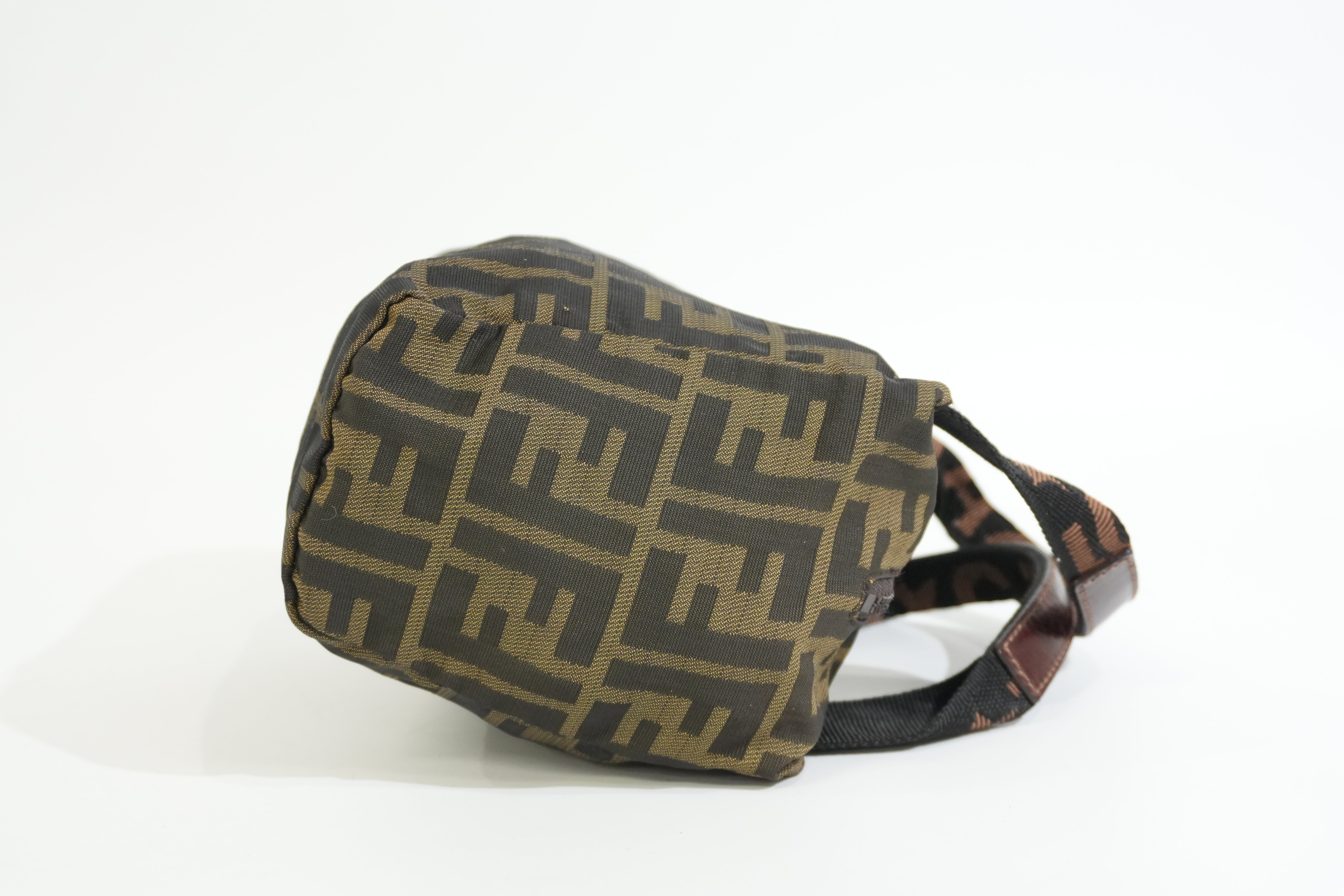 Pre-owned Fendi Zucca Handbag Brown