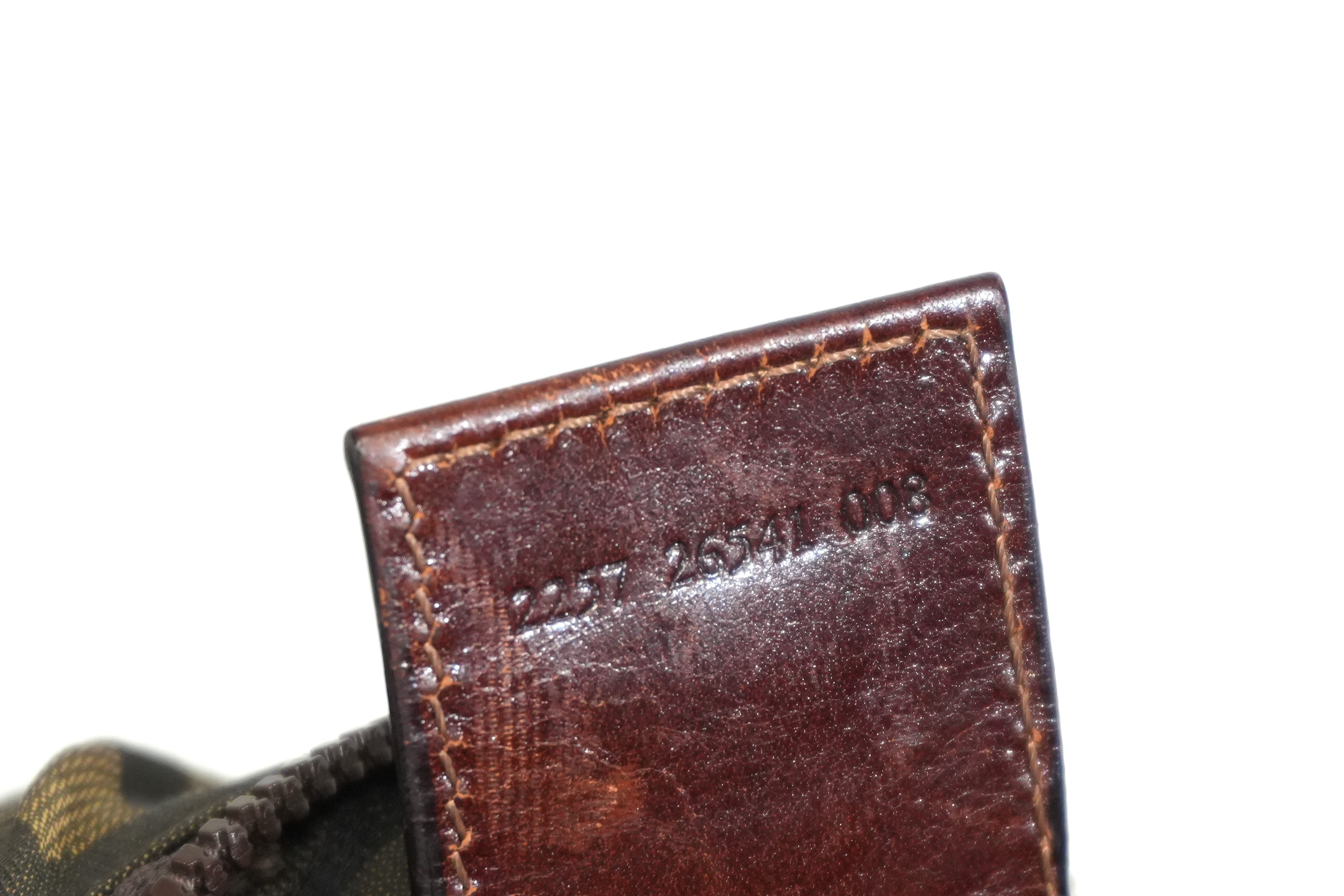 Pre-owned Fendi Zucca Handbag Brown
