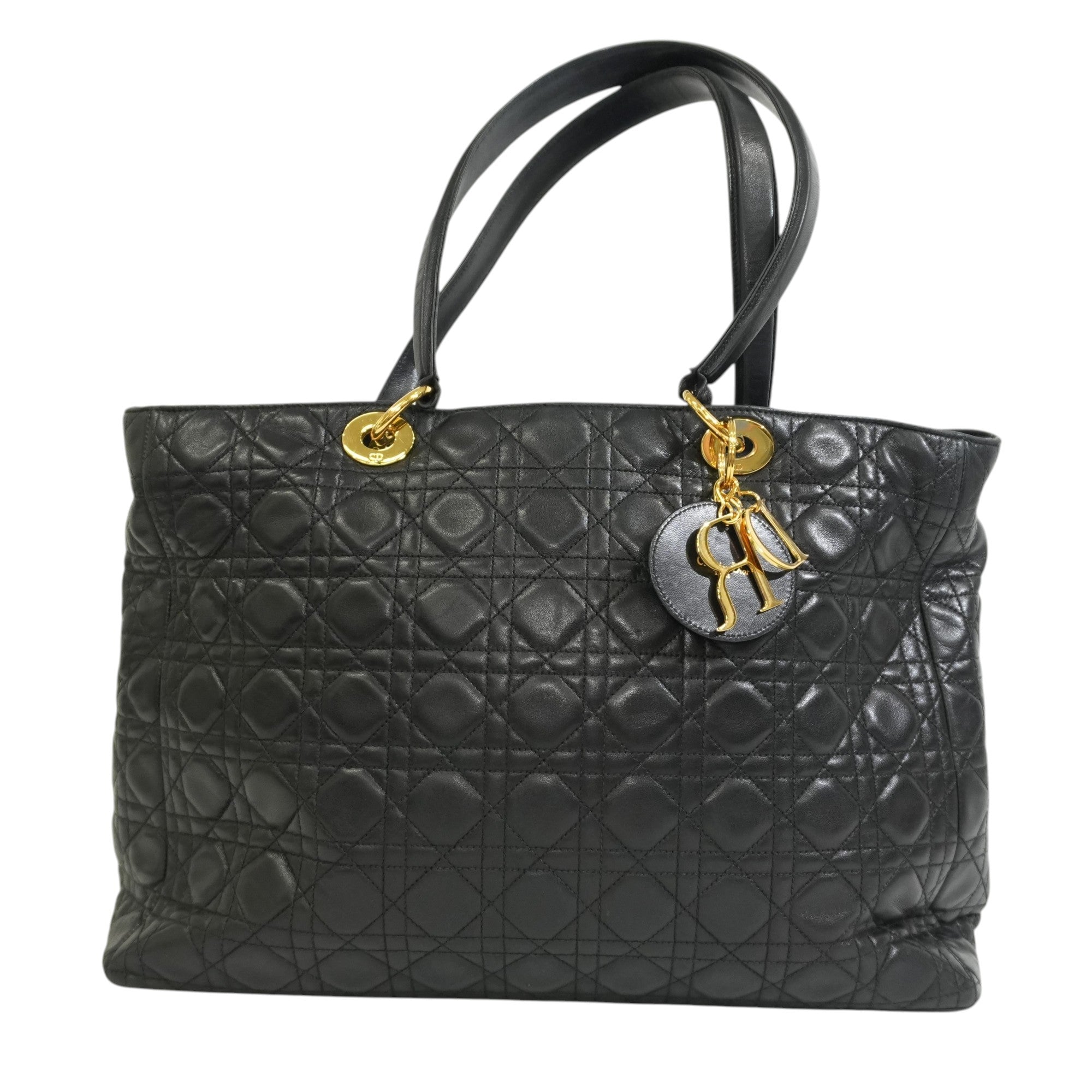 Pre-owned Dior Lady Dior Black