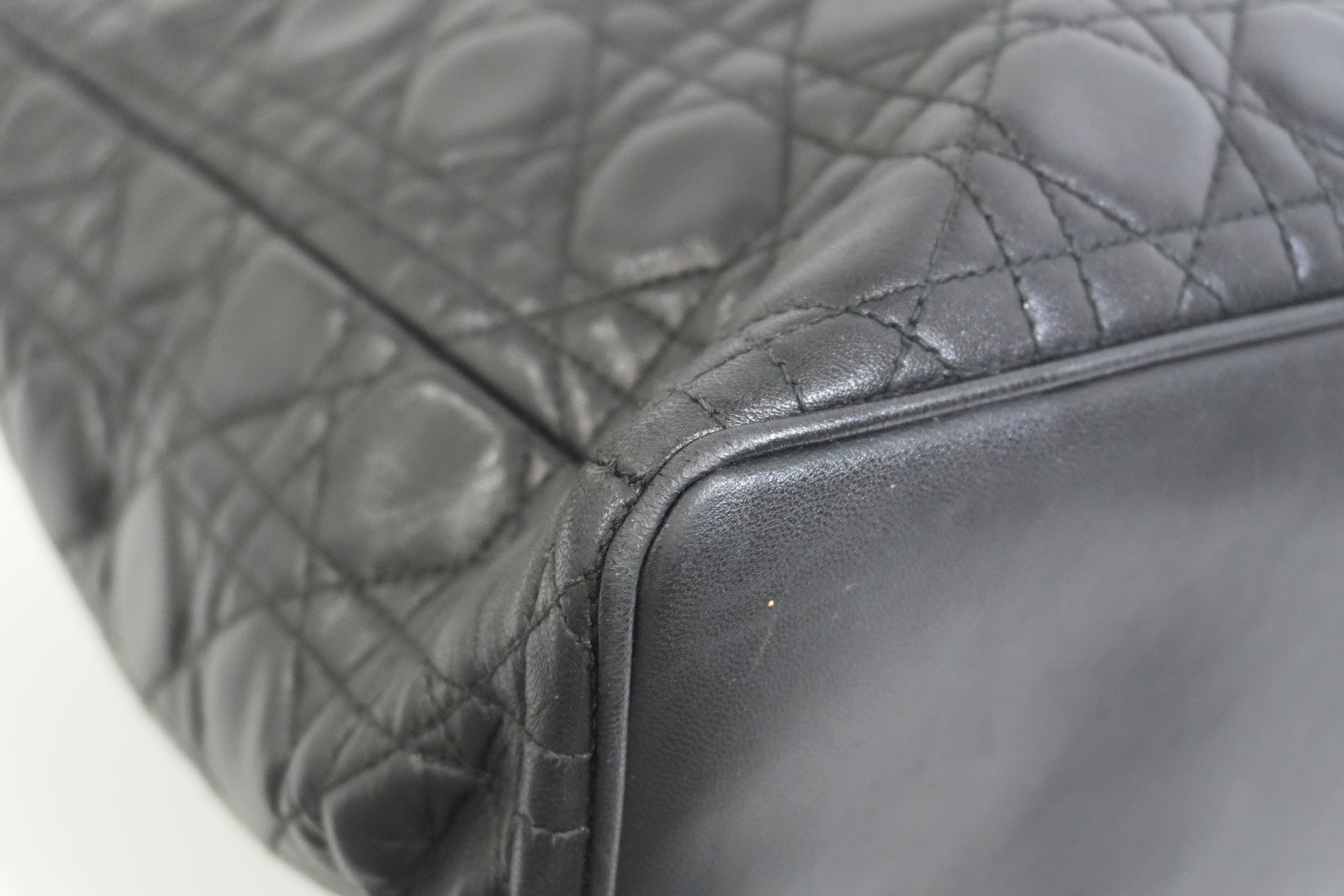 Pre-owned Dior Lady Dior Black