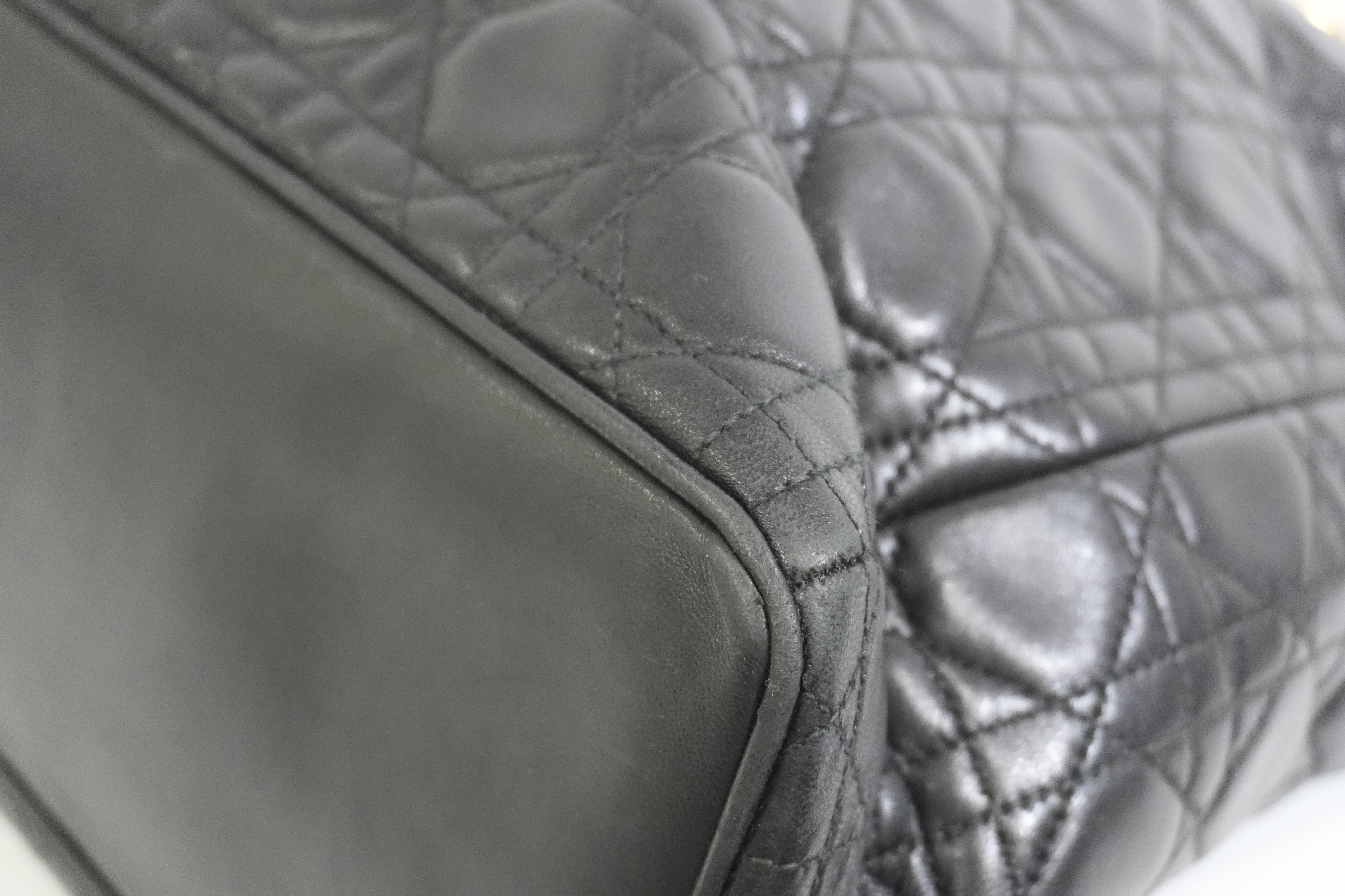 Pre-owned Dior Lady Dior Black