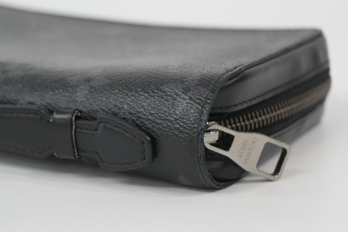 Pre-Owned Louis Vuitton Eclipse Monogram XL Organizer Black