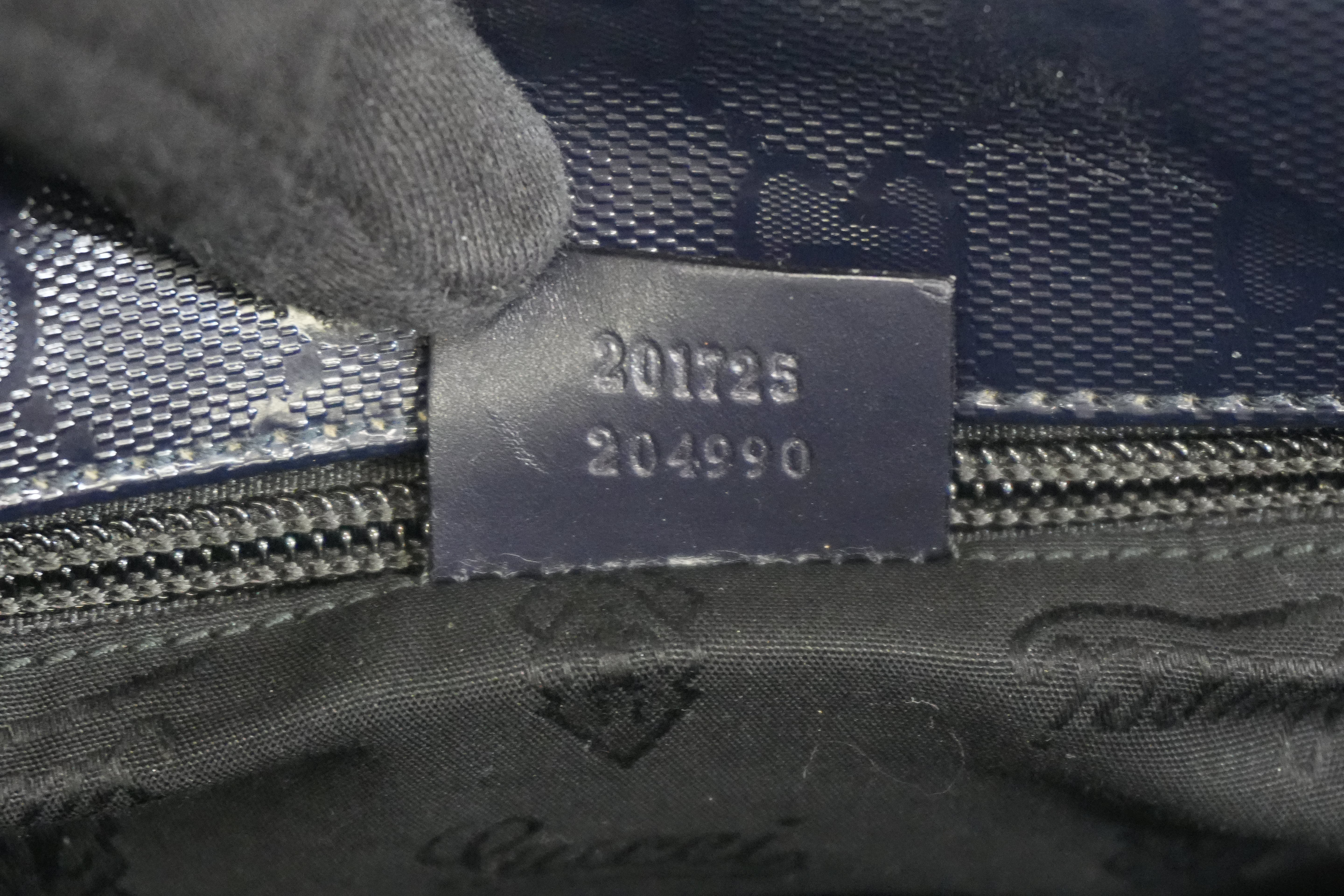 Pre-owned Gucci Guccisima Messenger Bag Navy Blue