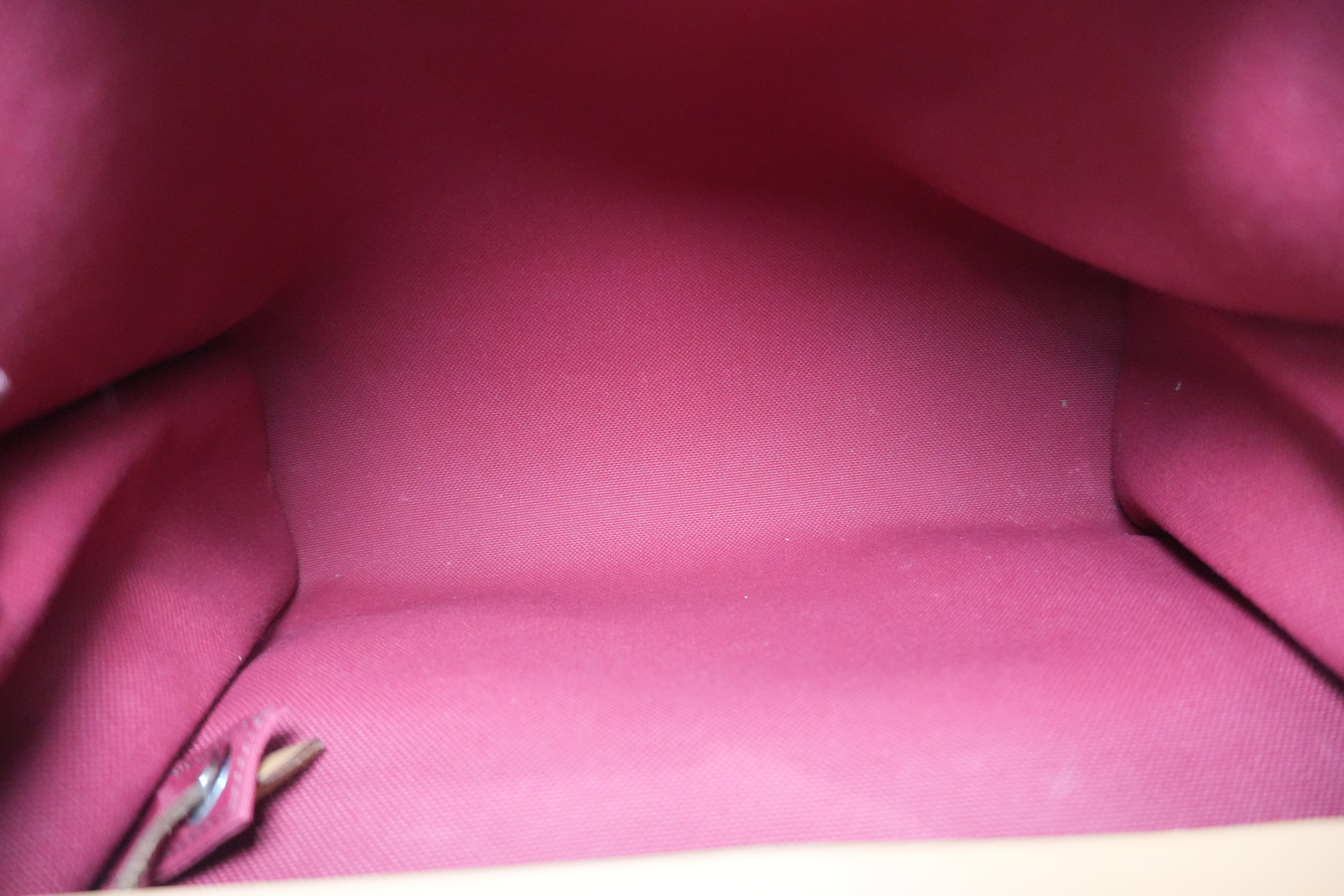 Pre-owned Hermes Canvas Herzip Tote Bag Red Orange