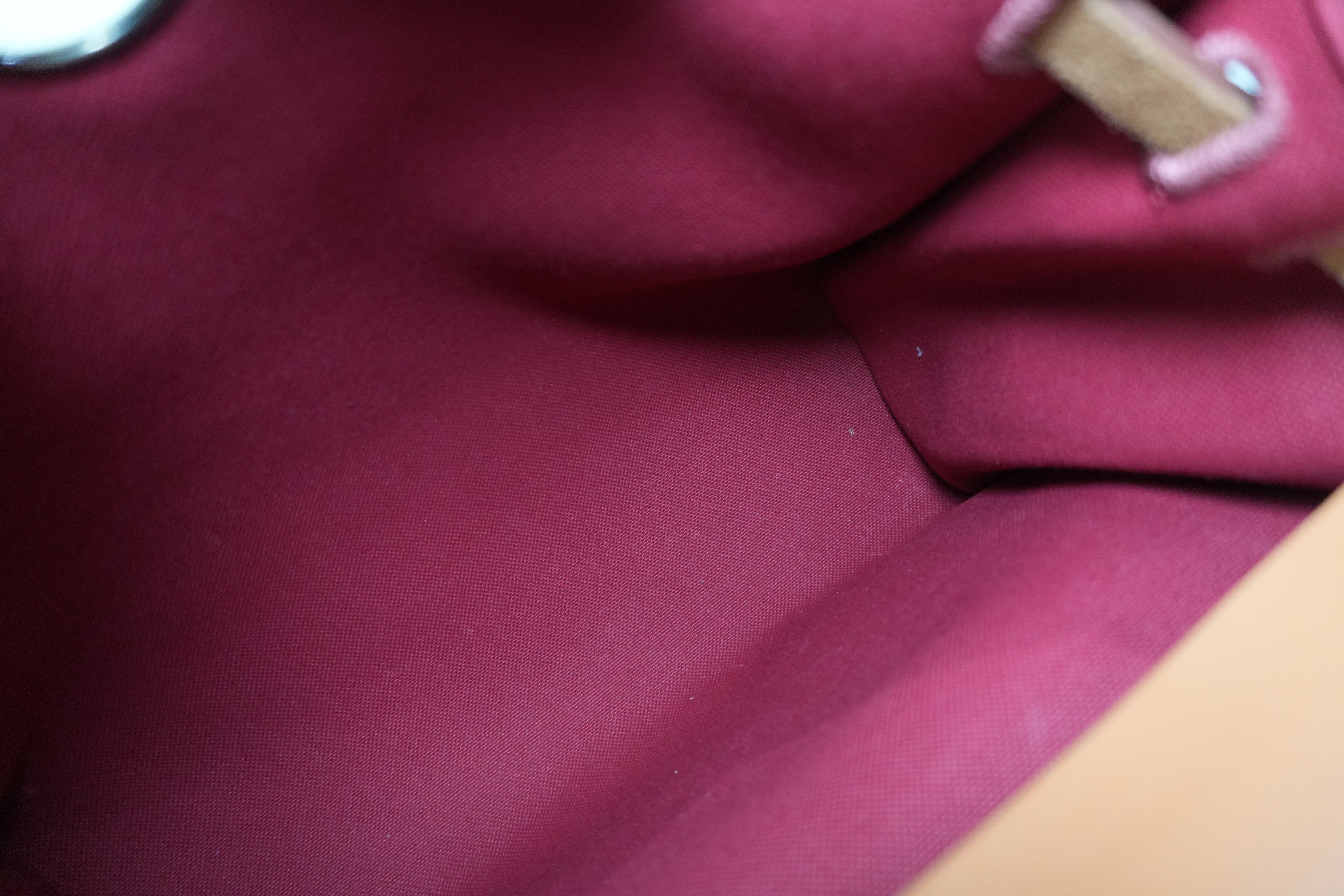 Pre-owned Hermes Canvas Herzip Tote Bag Red Orange