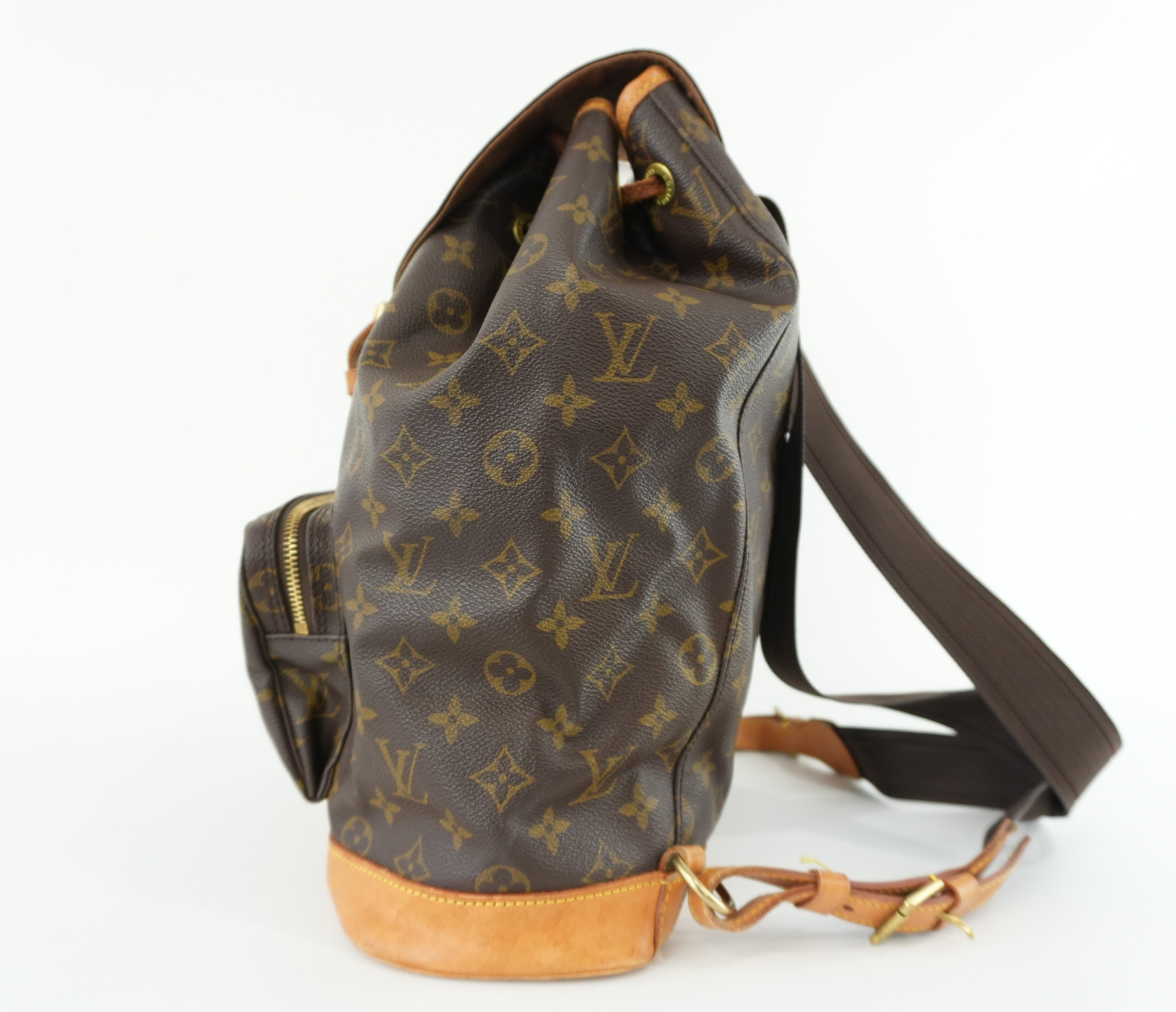 Louis Vuitton Monogram Montsouris GM Backpack Used