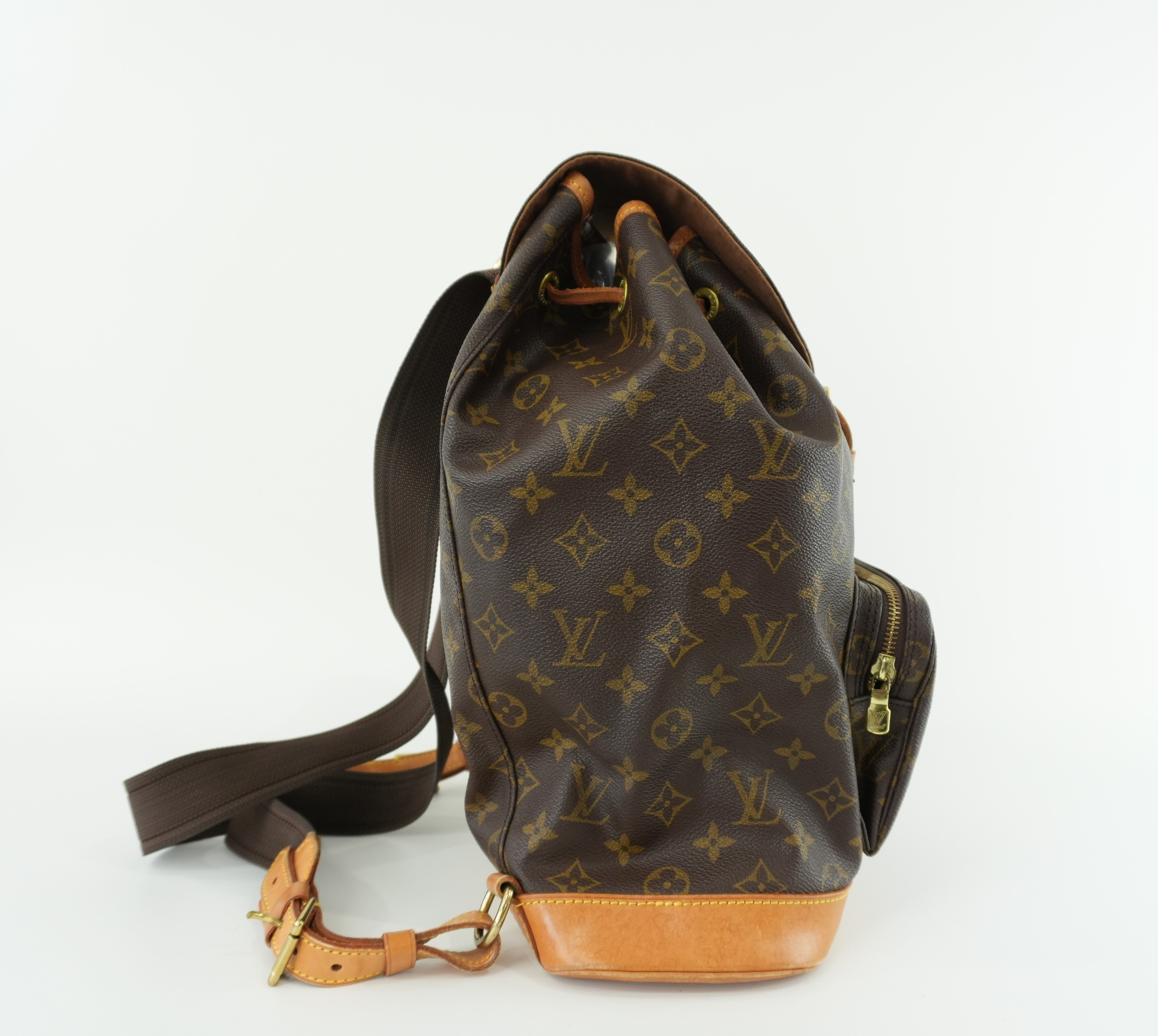 Louis Vuitton Monogram Montsouris GM Backpack Used