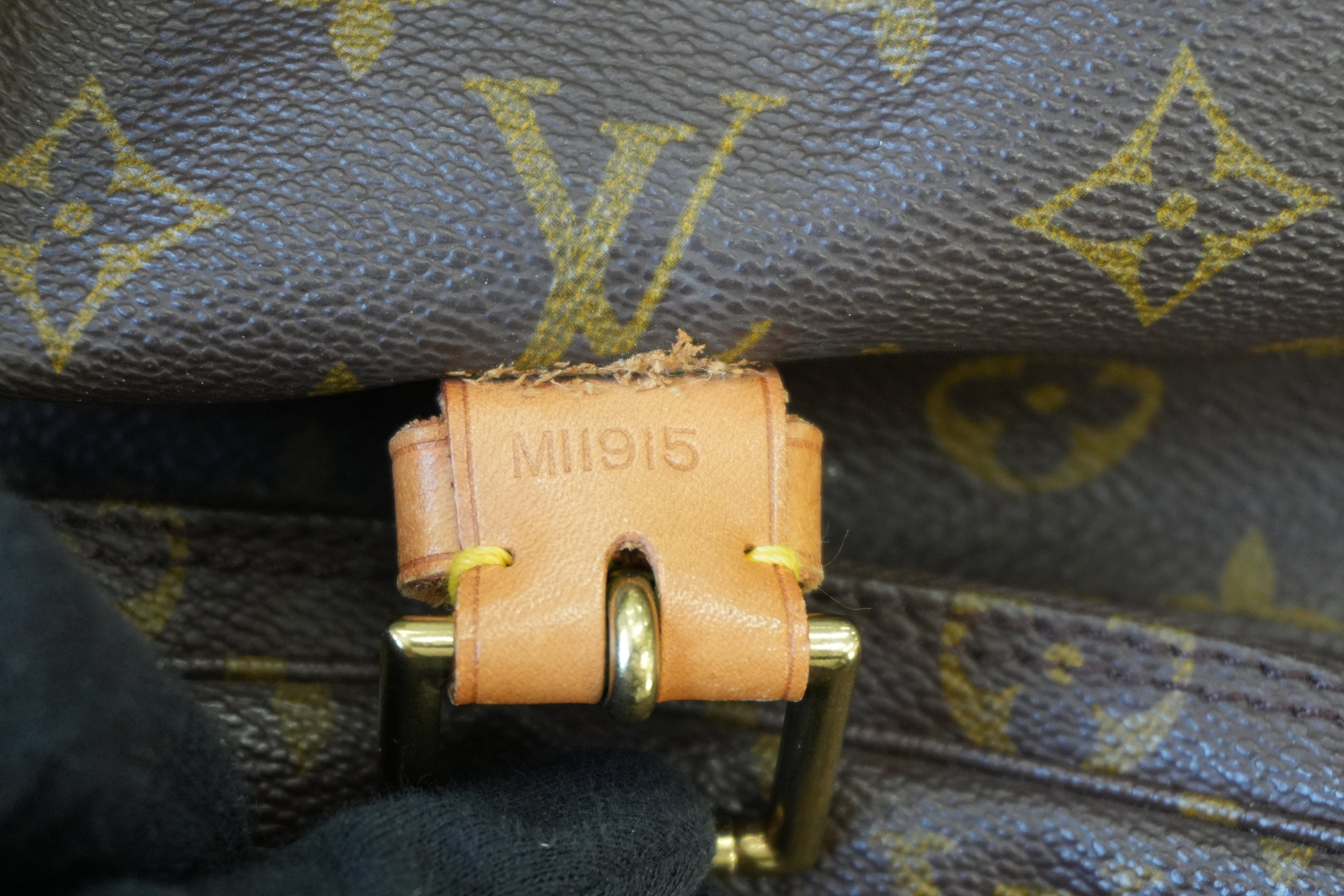 Louis Vuitton Monogram Montsouris GM Backpack Used