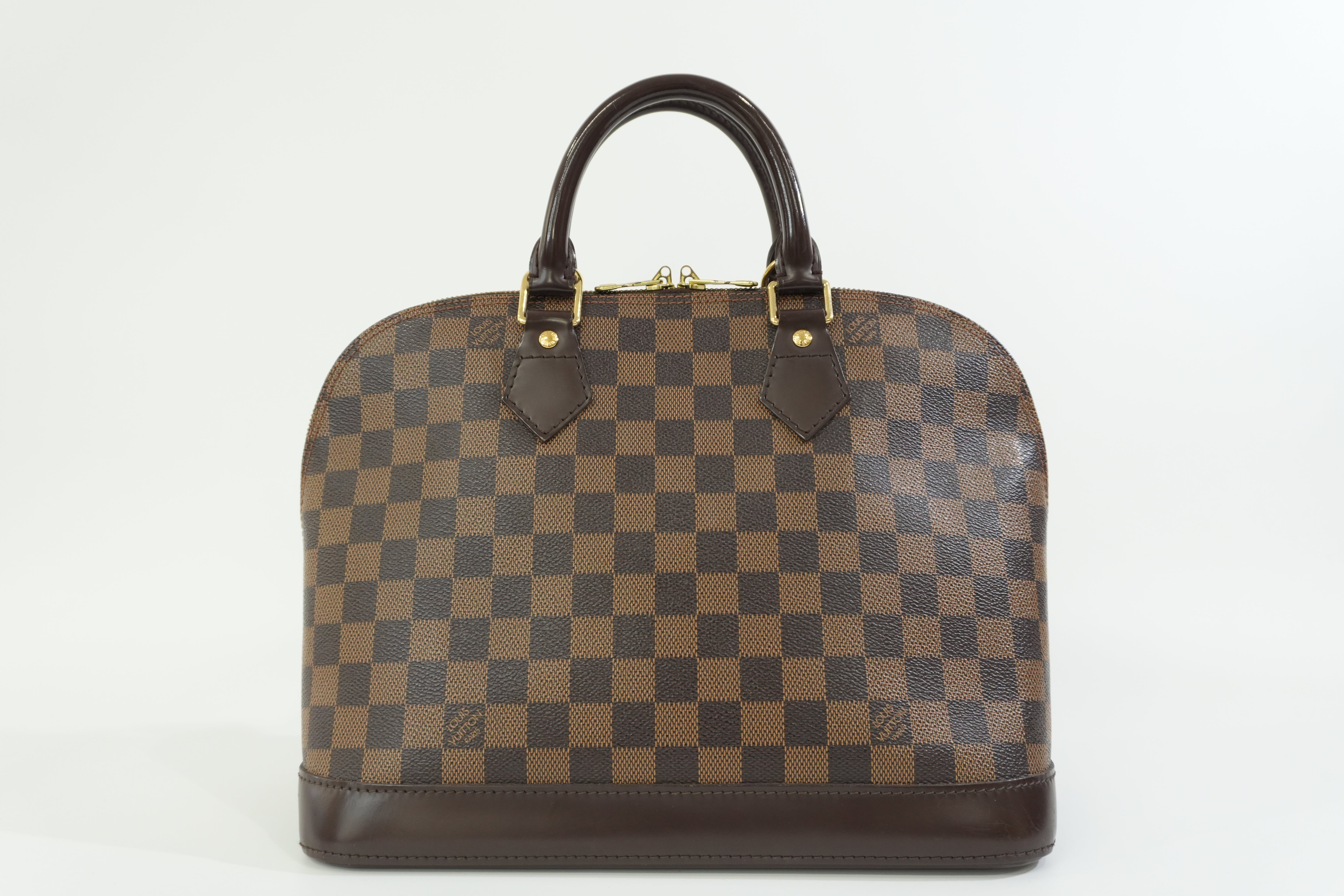 Pre-owned Louis Vuitton Damier Ebene Alma Handbag