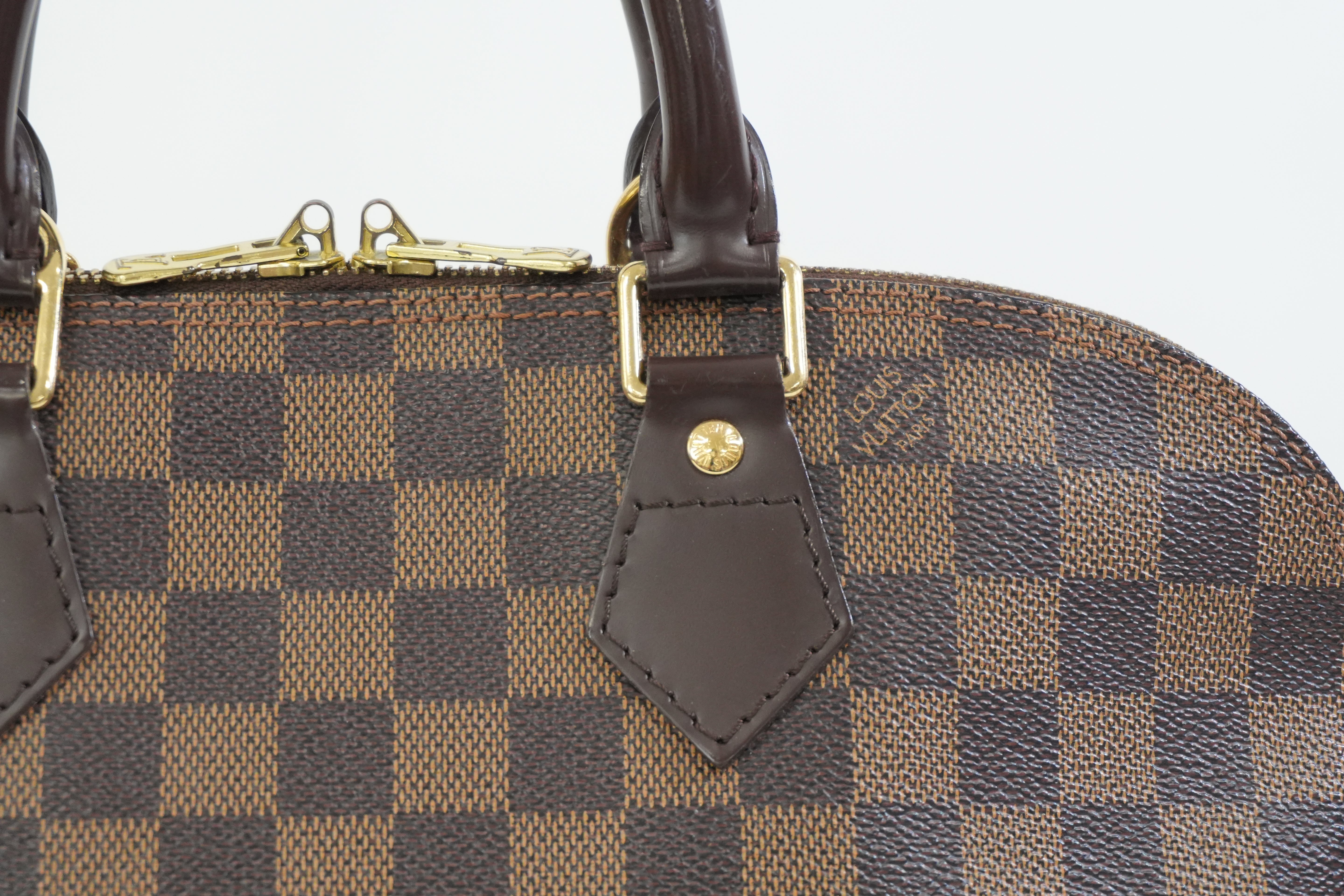 Pre-owned Louis Vuitton Damier Ebene Alma Handbag