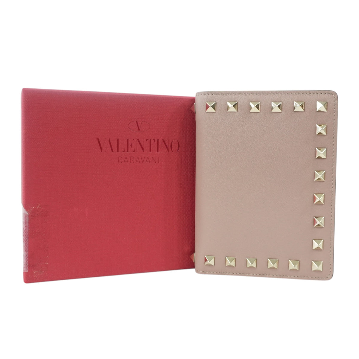 Pre-Owned Valentino Passport Holder Pink