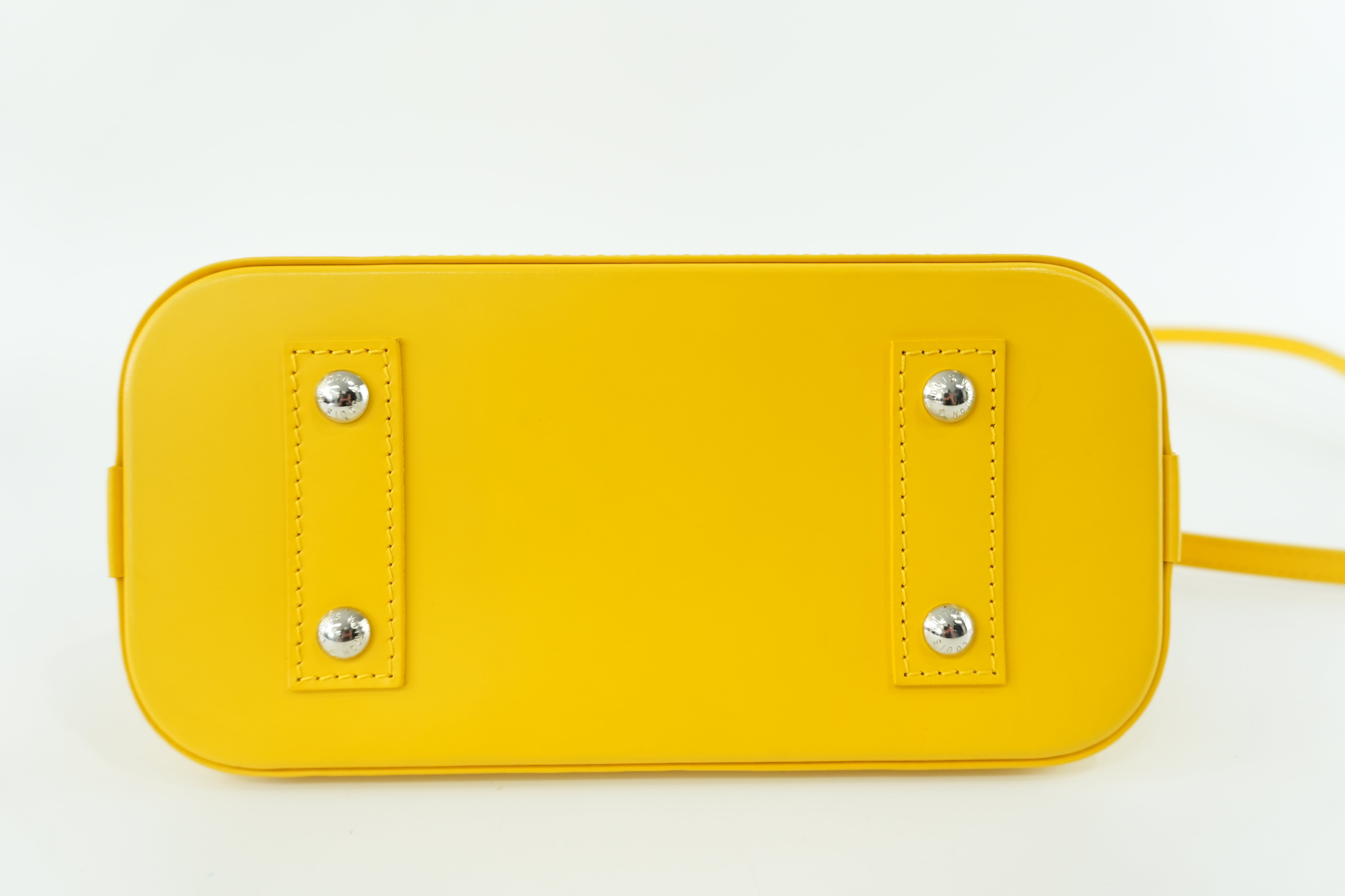 Louis Vuitton Alma BB Epi Yellow Used