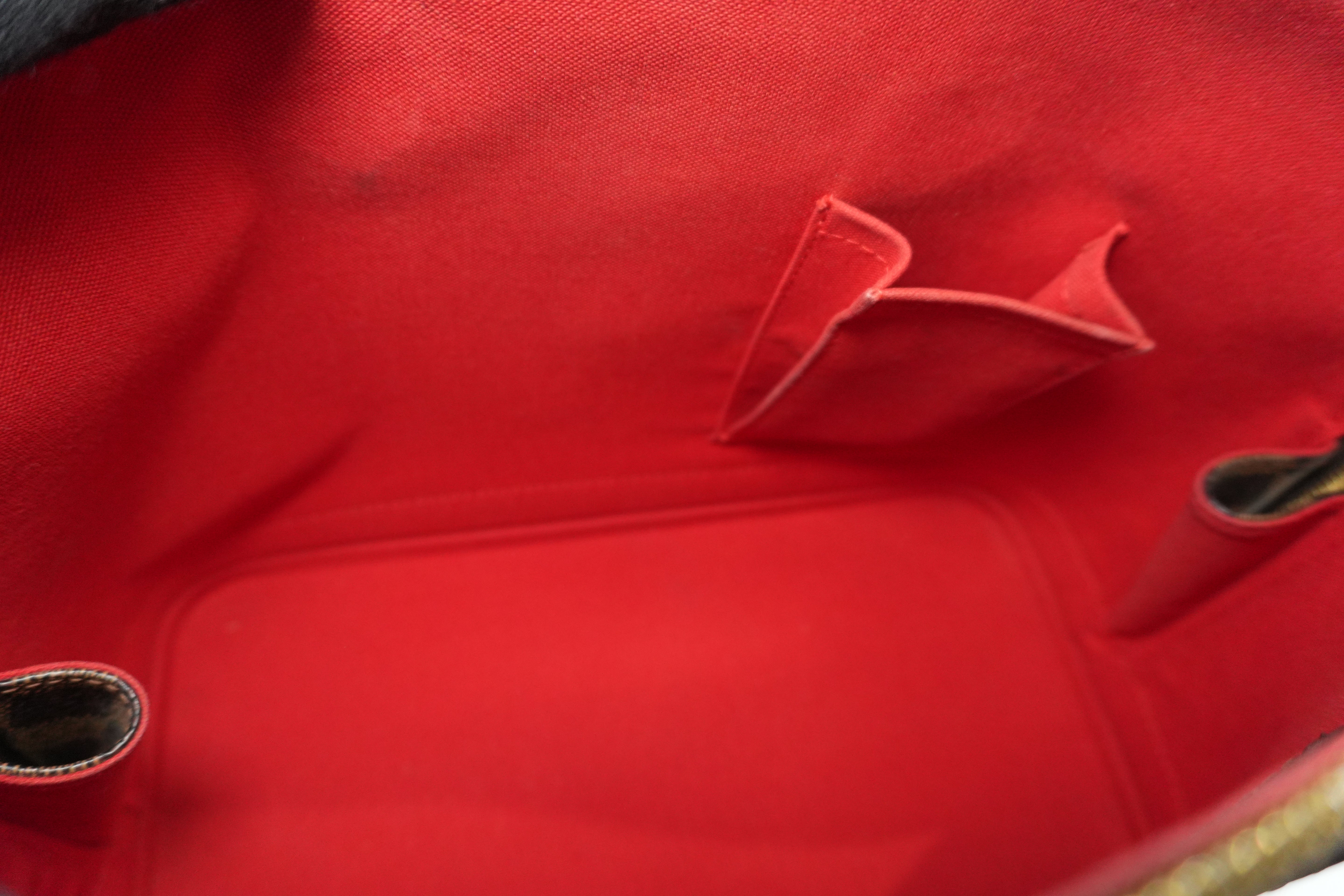 Pre-owned Louis Vuitton Damier Ebene Alma Handbag