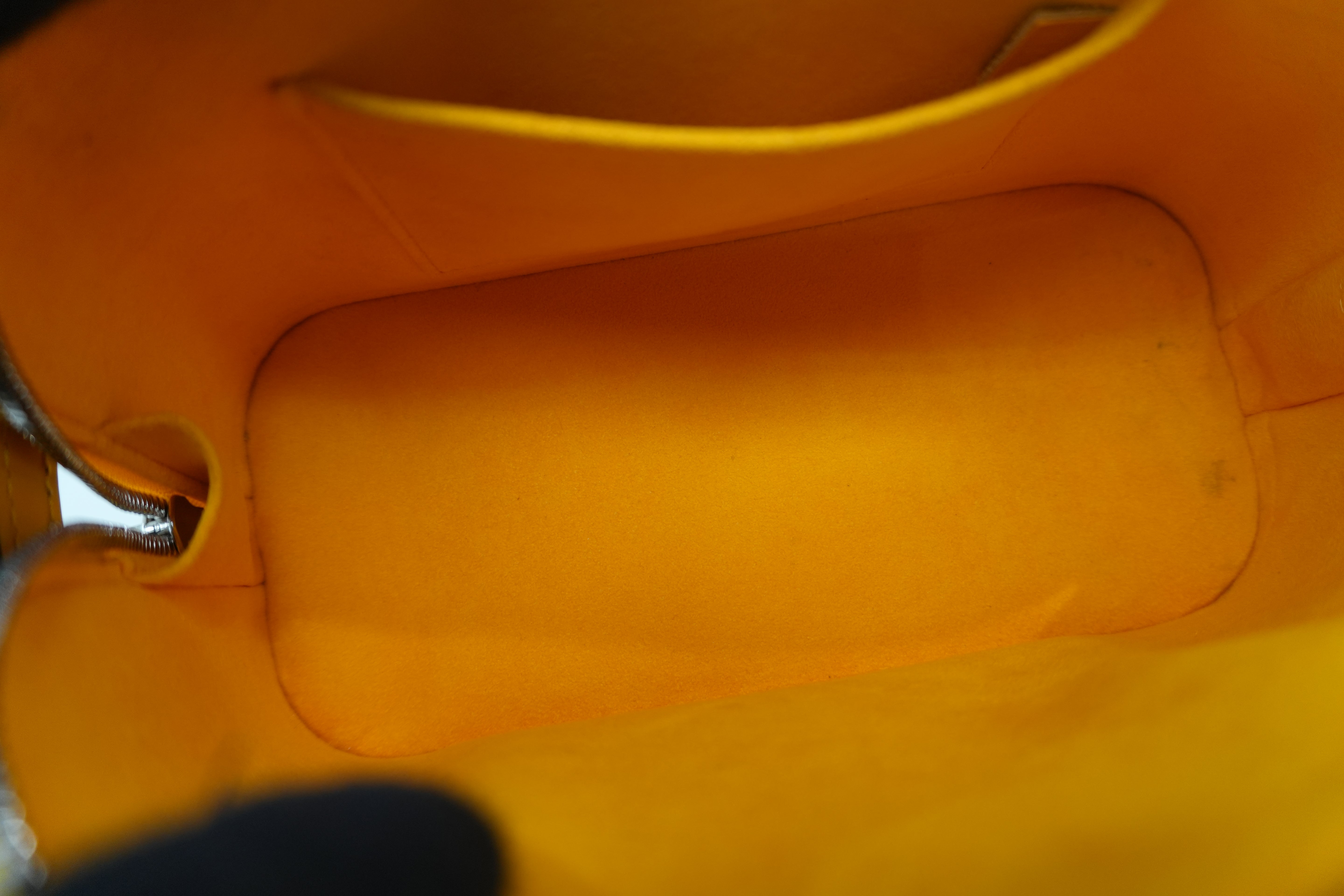 Louis Vuitton Alma BB Epi Yellow Used