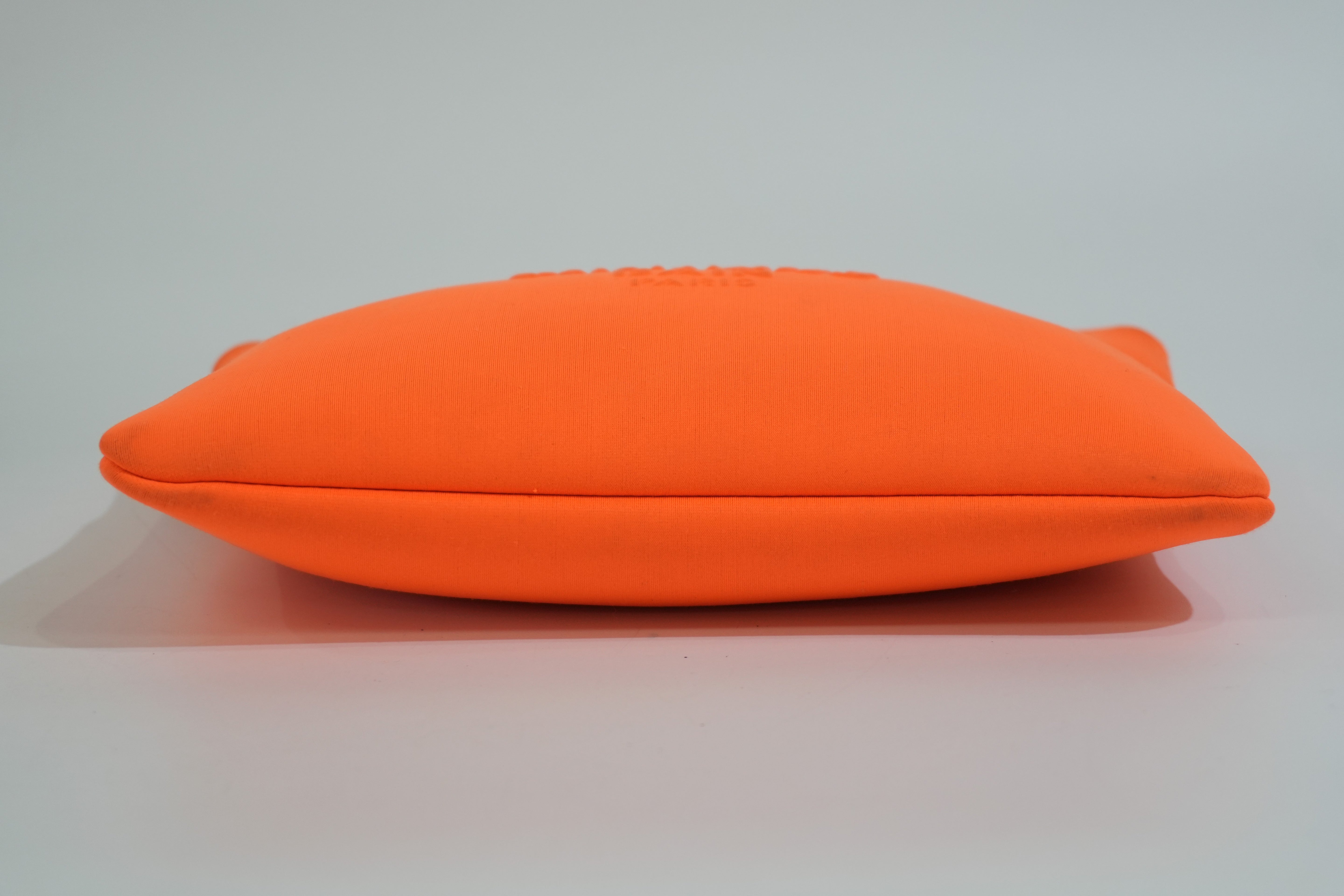 Pre-owned Hermes Pouch Orange