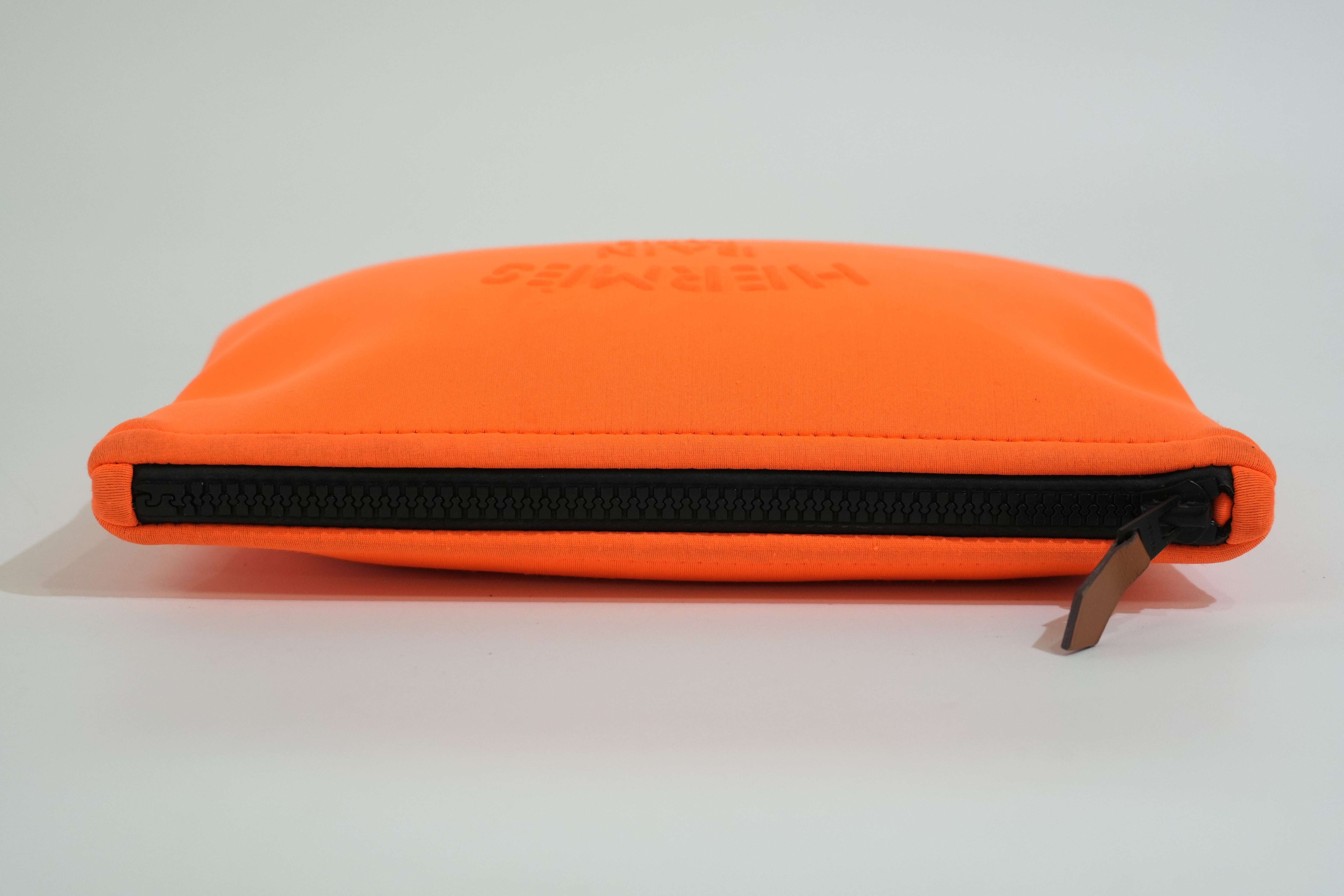 Pre-owned Hermes Pouch Orange