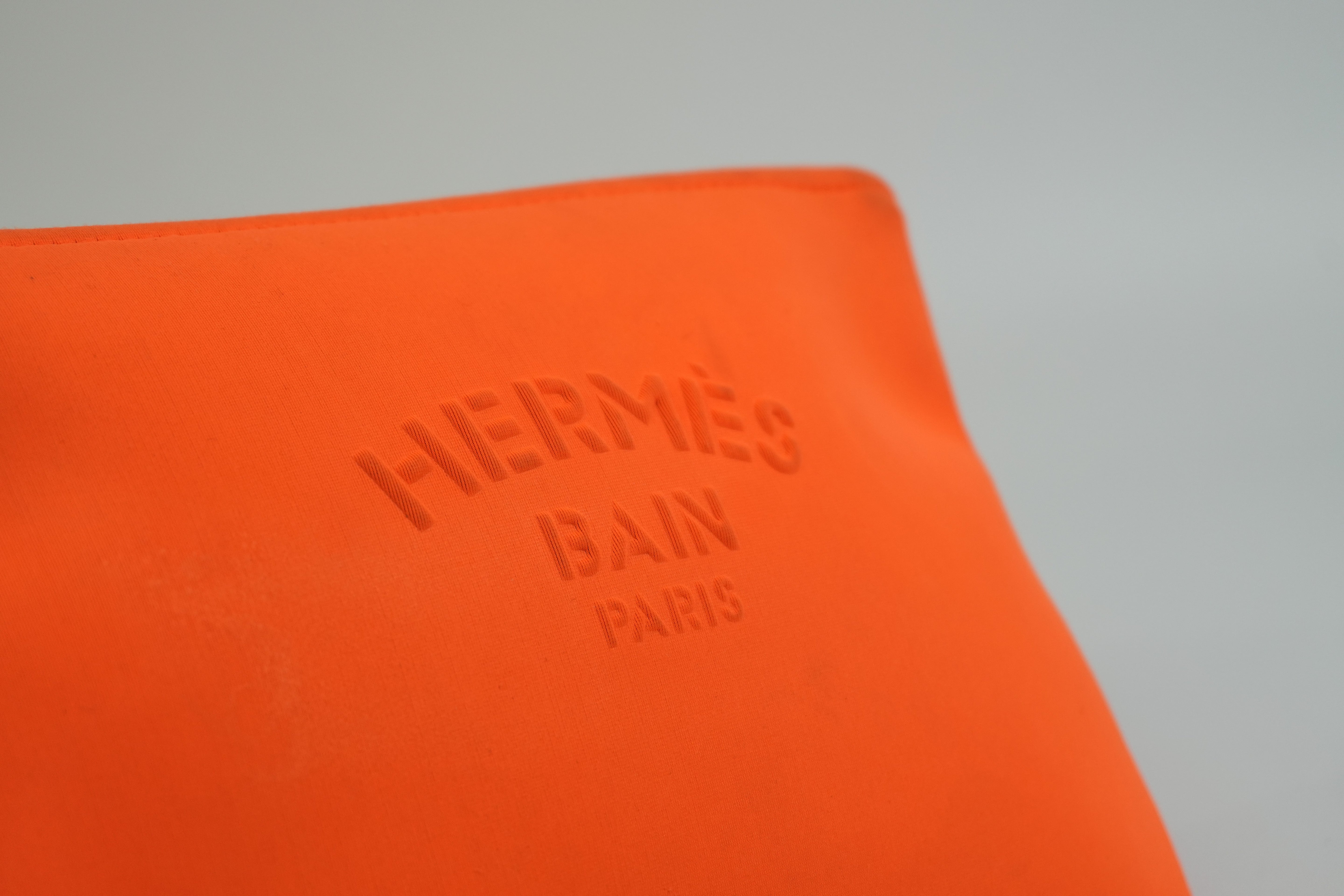 Pre-owned Hermes Pouch Orange