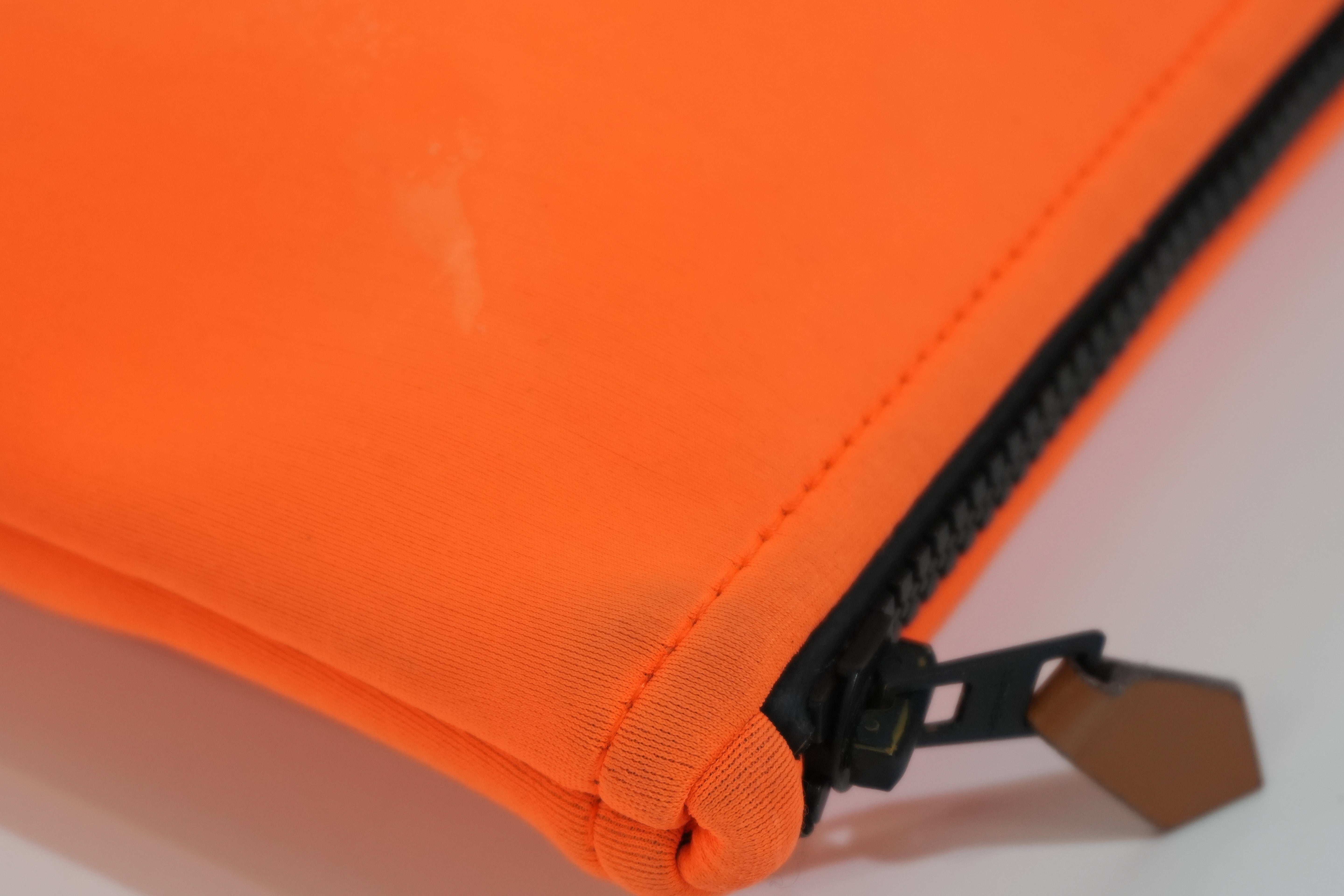 Pre-owned Hermes Pouch Orange