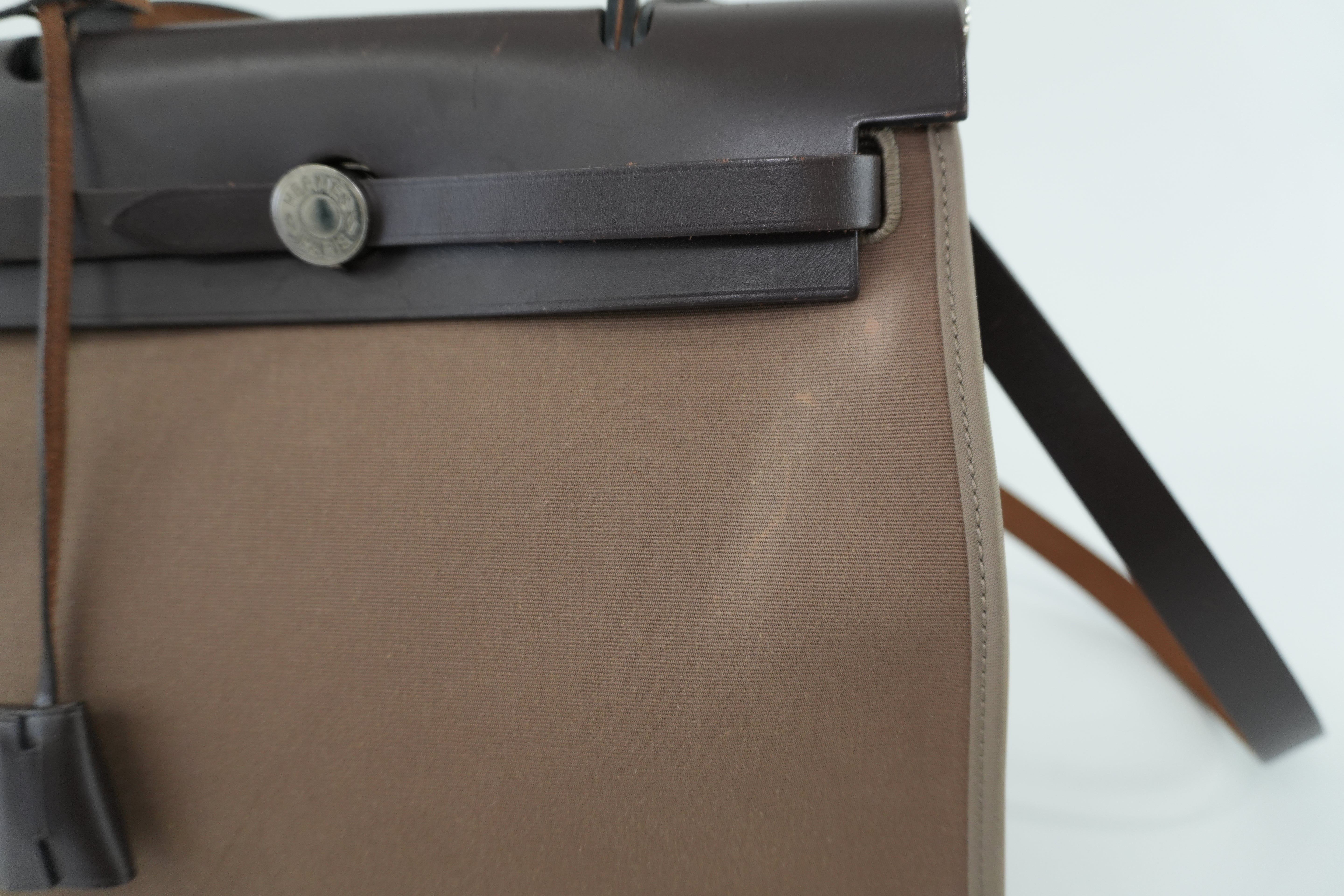 Hermes Herbag Herzip 31 Brown Used