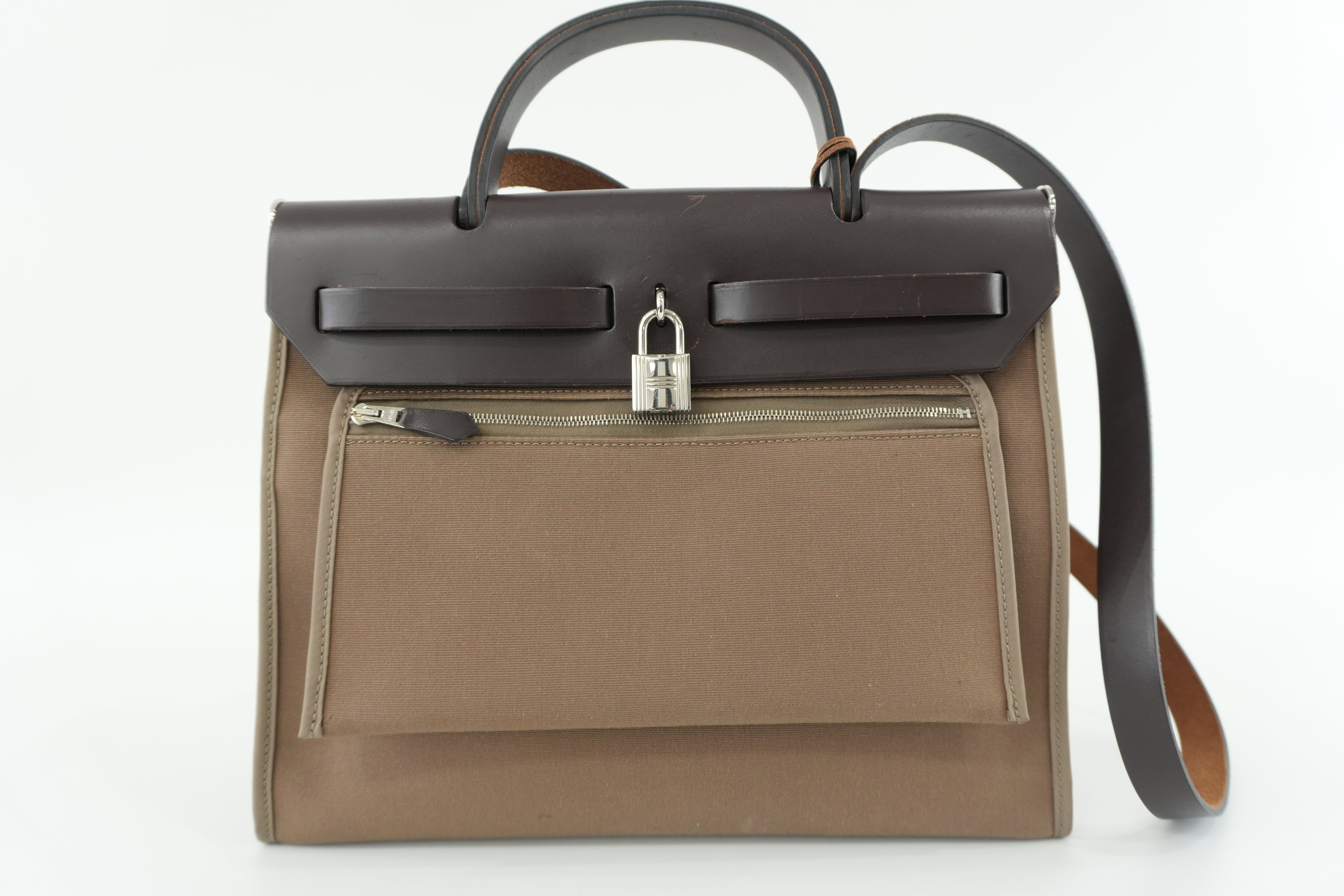 Hermes Herbag Herzip 31 Brown Used