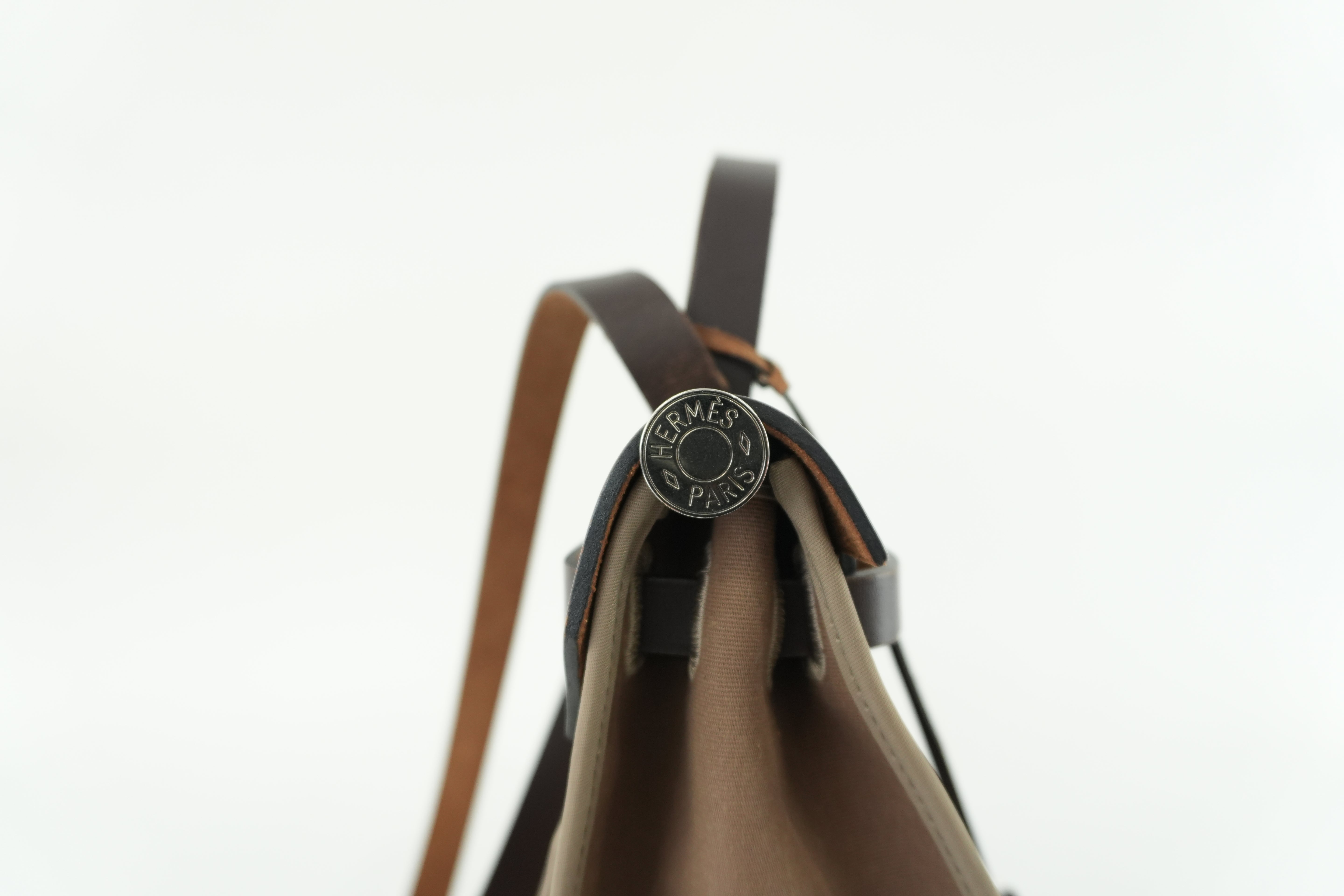 Hermes Herbag Herzip 31 Brown Used