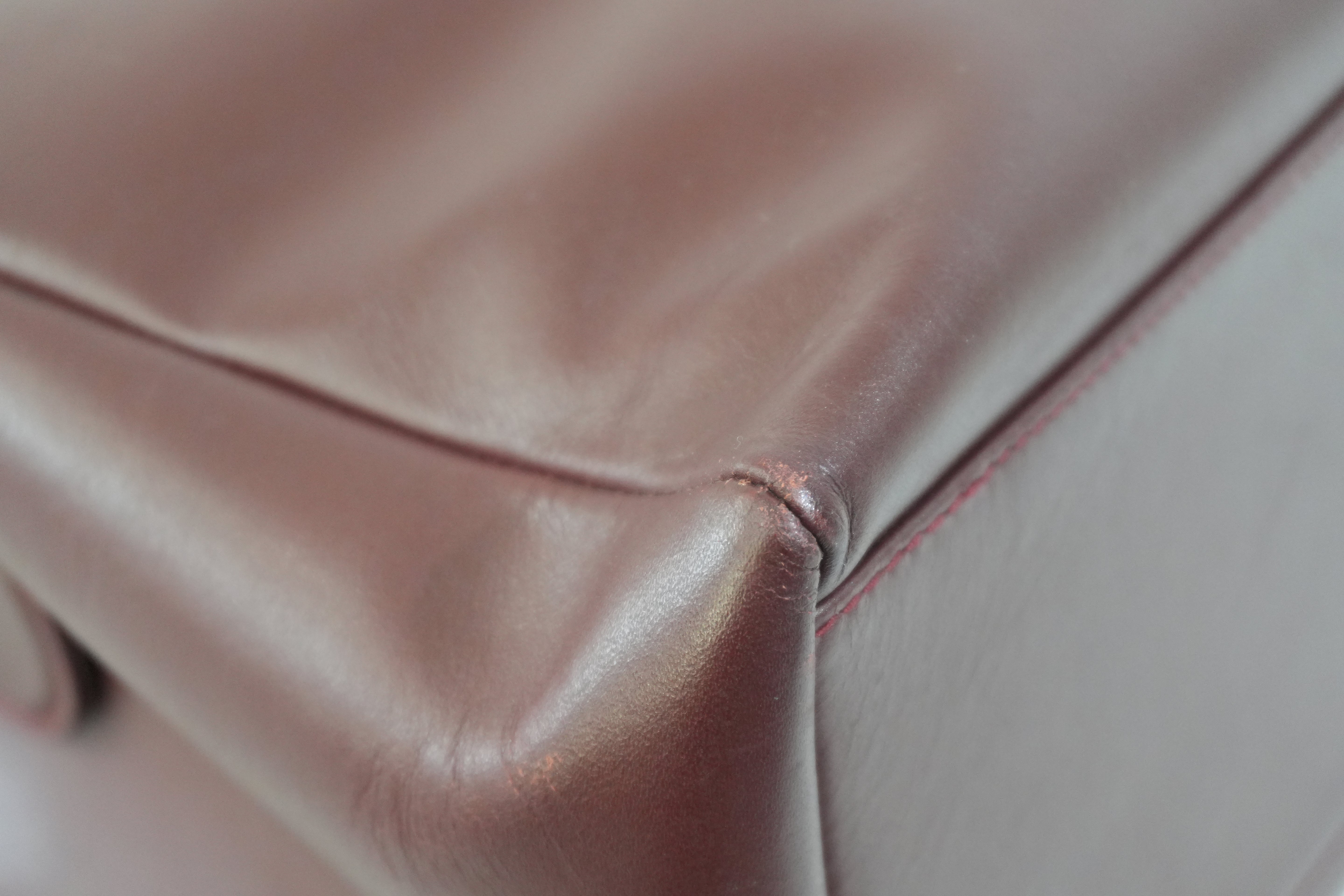 Pre-owned Cartier Crossbody Bag Burgundy