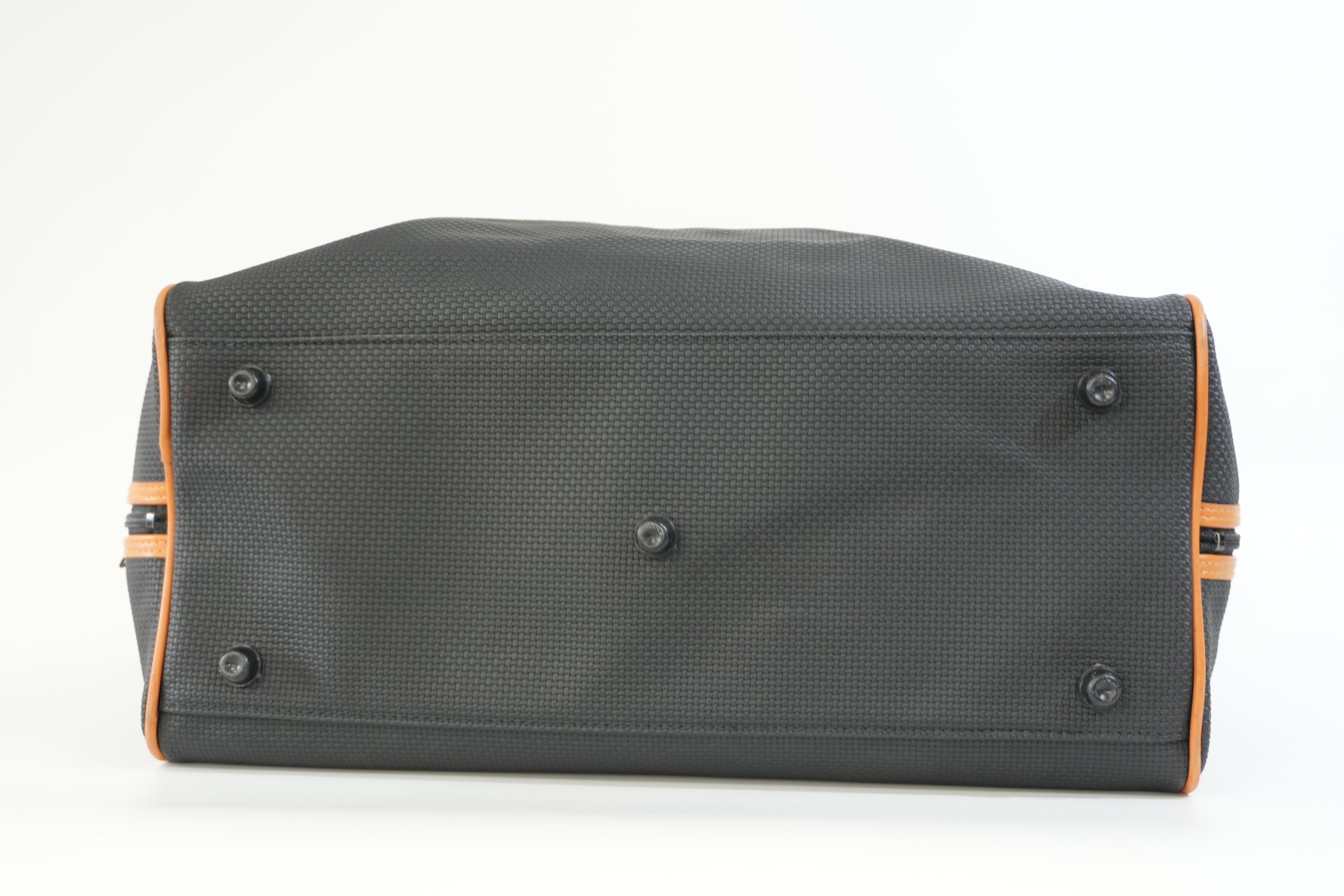 Pre-owned Saint Laurent Travel Boston Bag Black