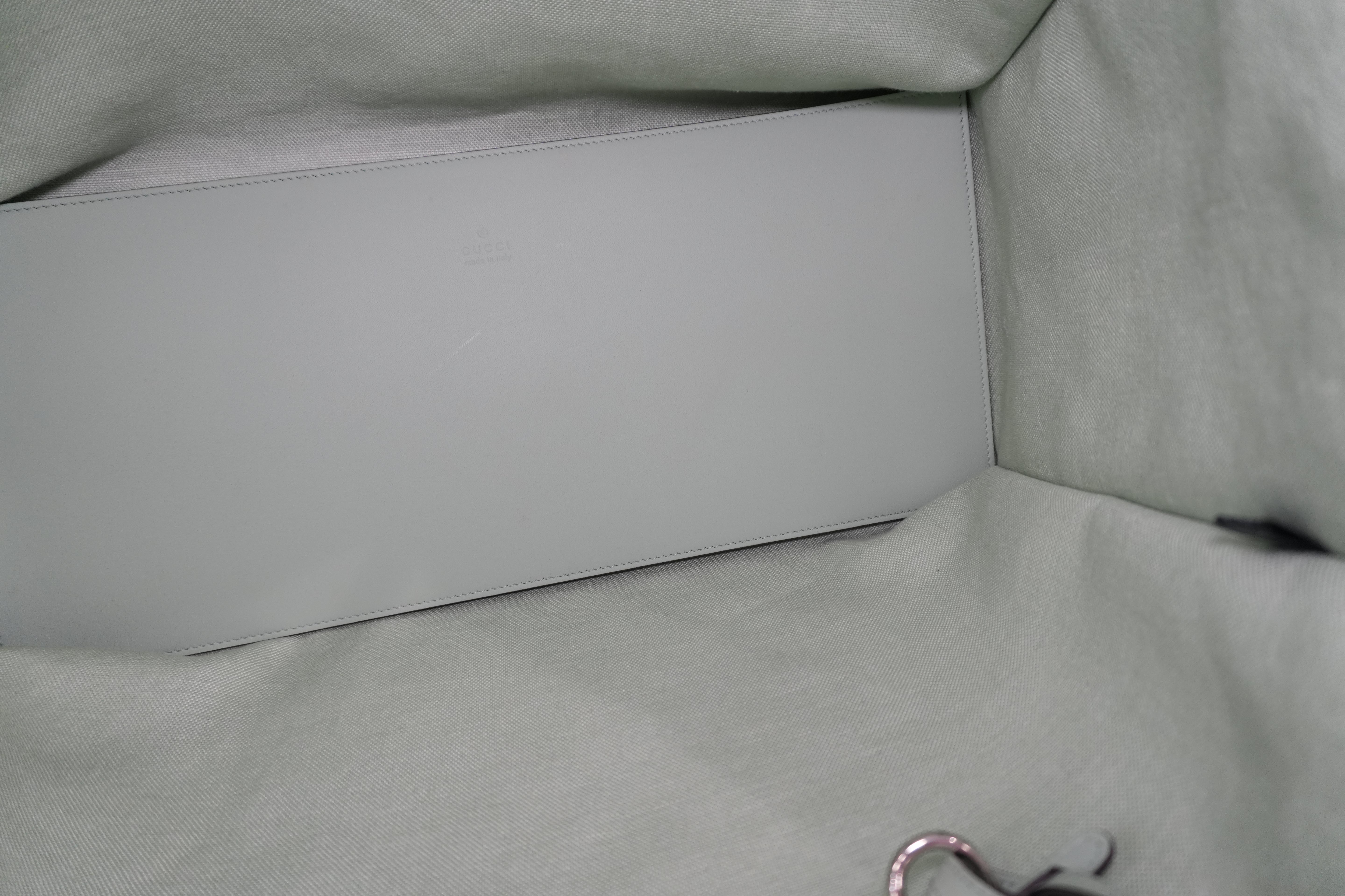 Pre-owned Gucci Large Ophidia GG Tote Bag Green