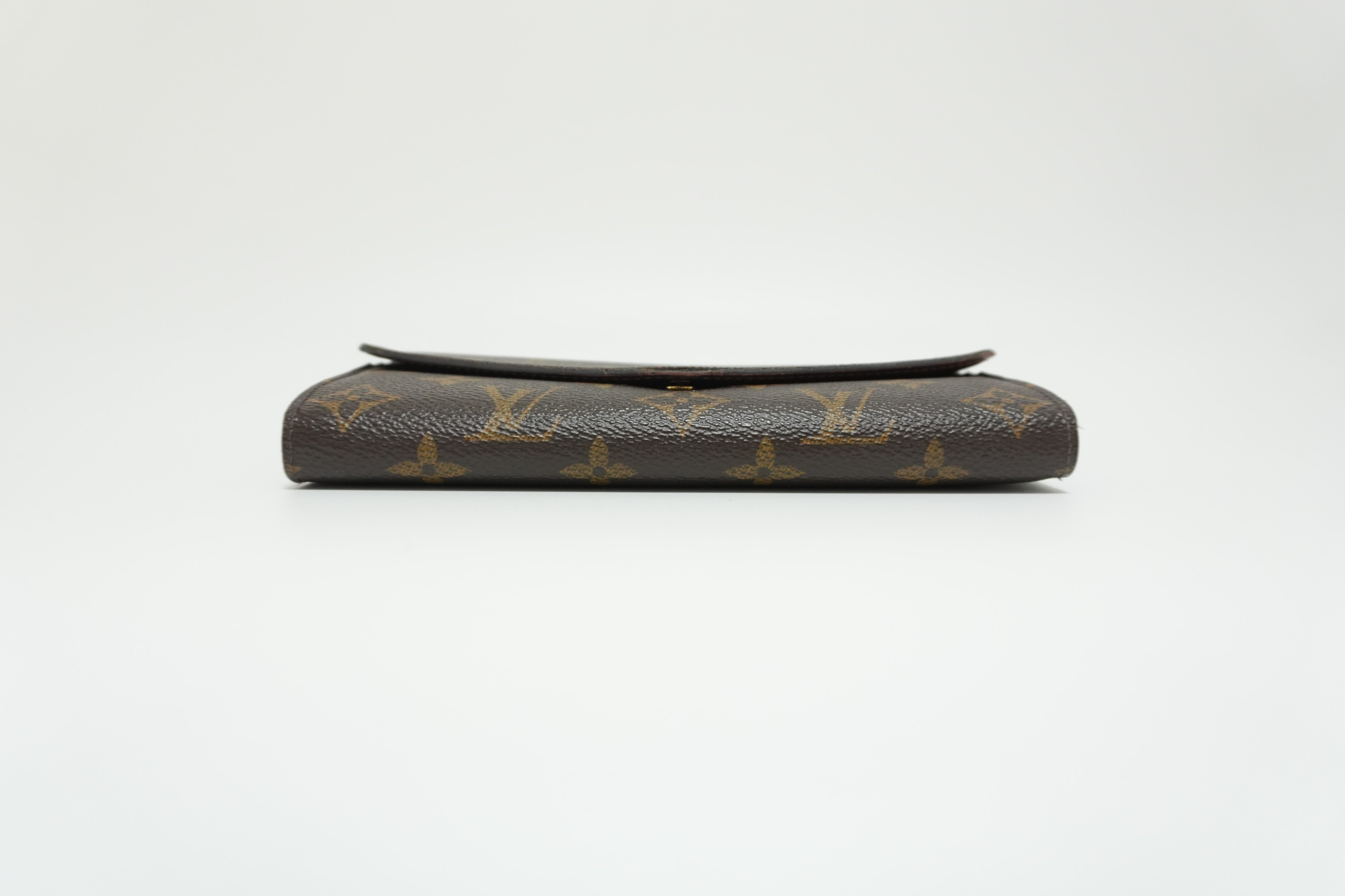 Louis Vuitton Monogram New Model Sarah Wallet Brown Used