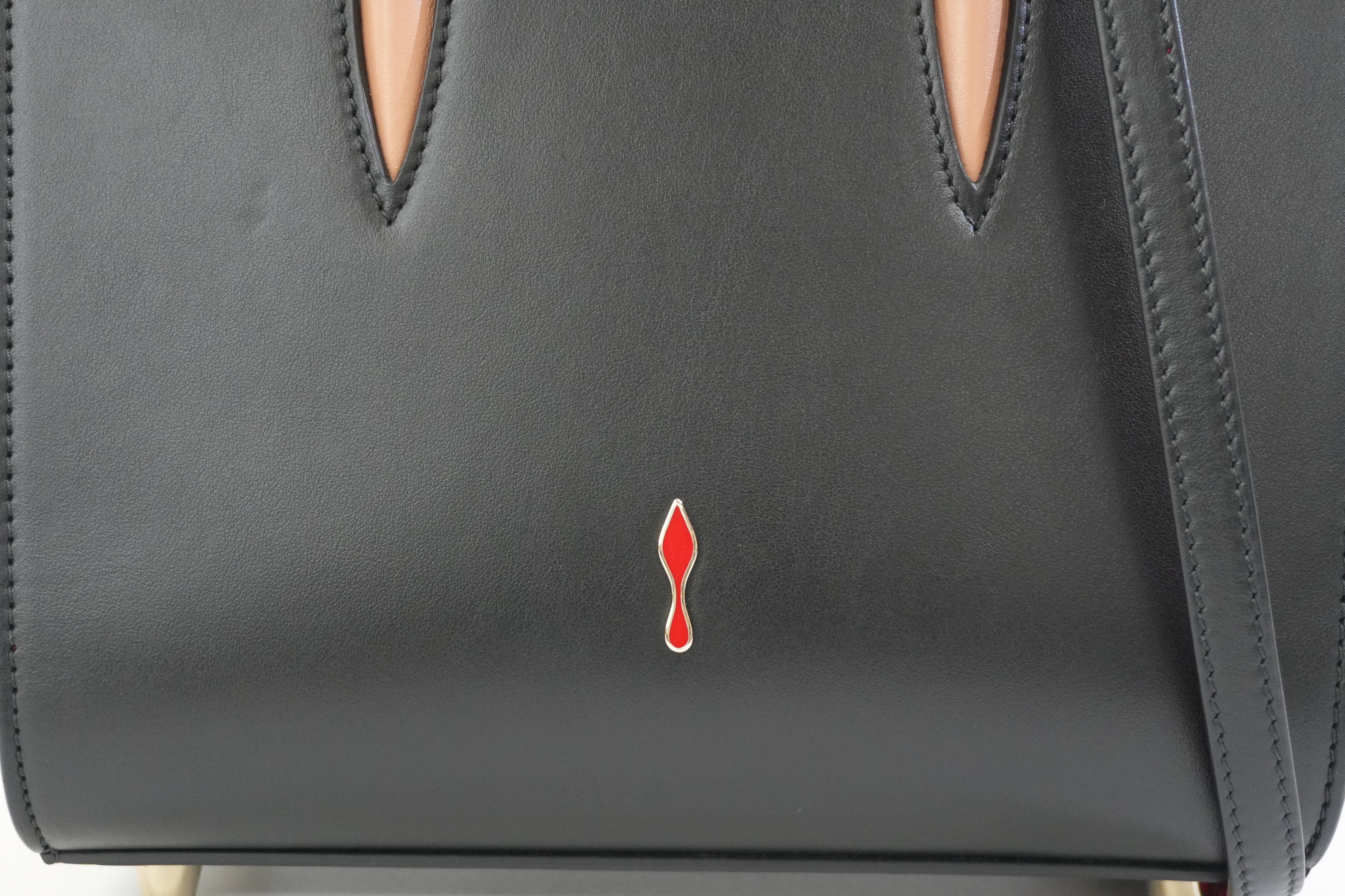 Pre-owned Christian Louboutin Two Way Paloma Mini Shoulder Bag Black