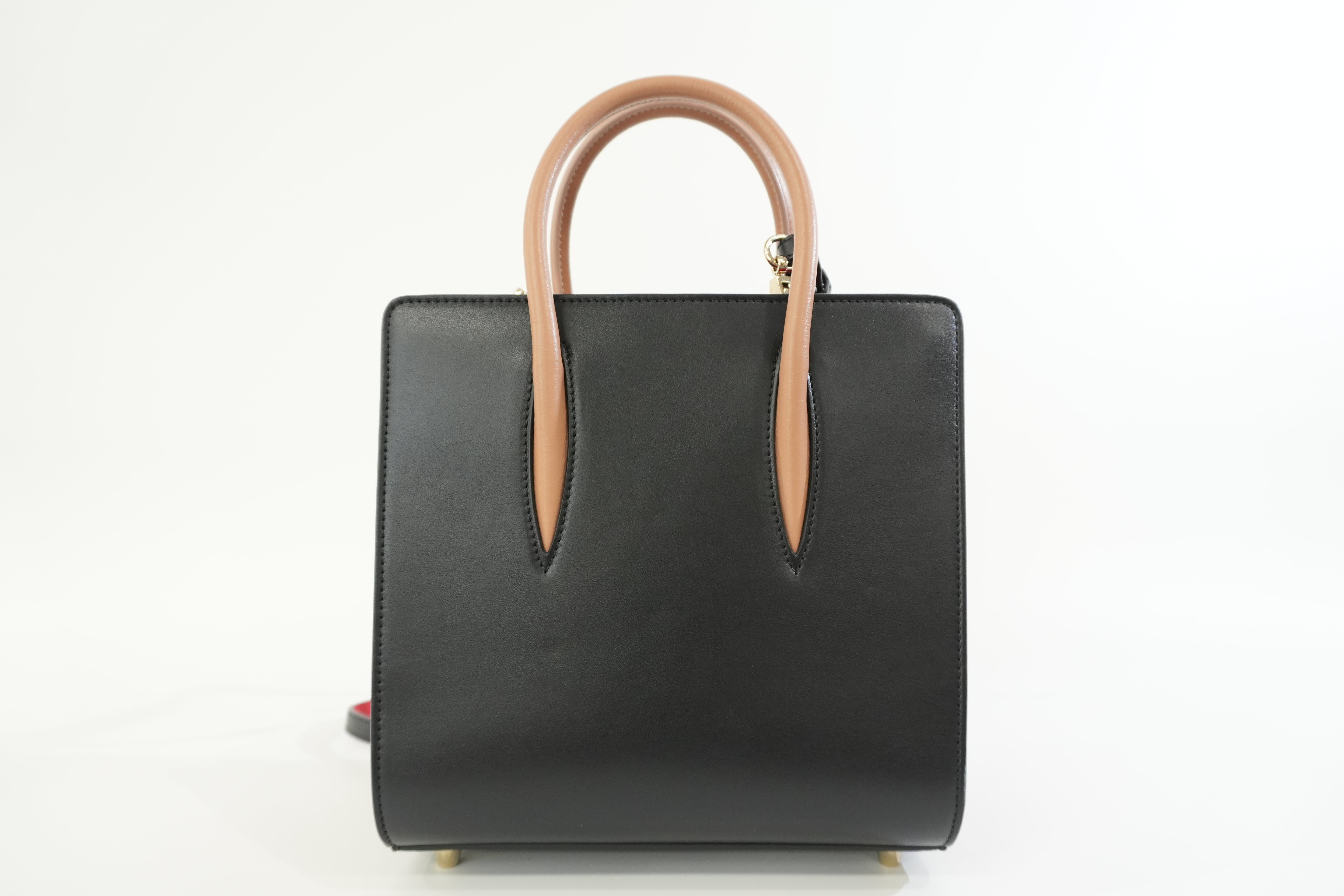 Pre-owned Christian Louboutin Two Way Paloma Mini Shoulder Bag Black