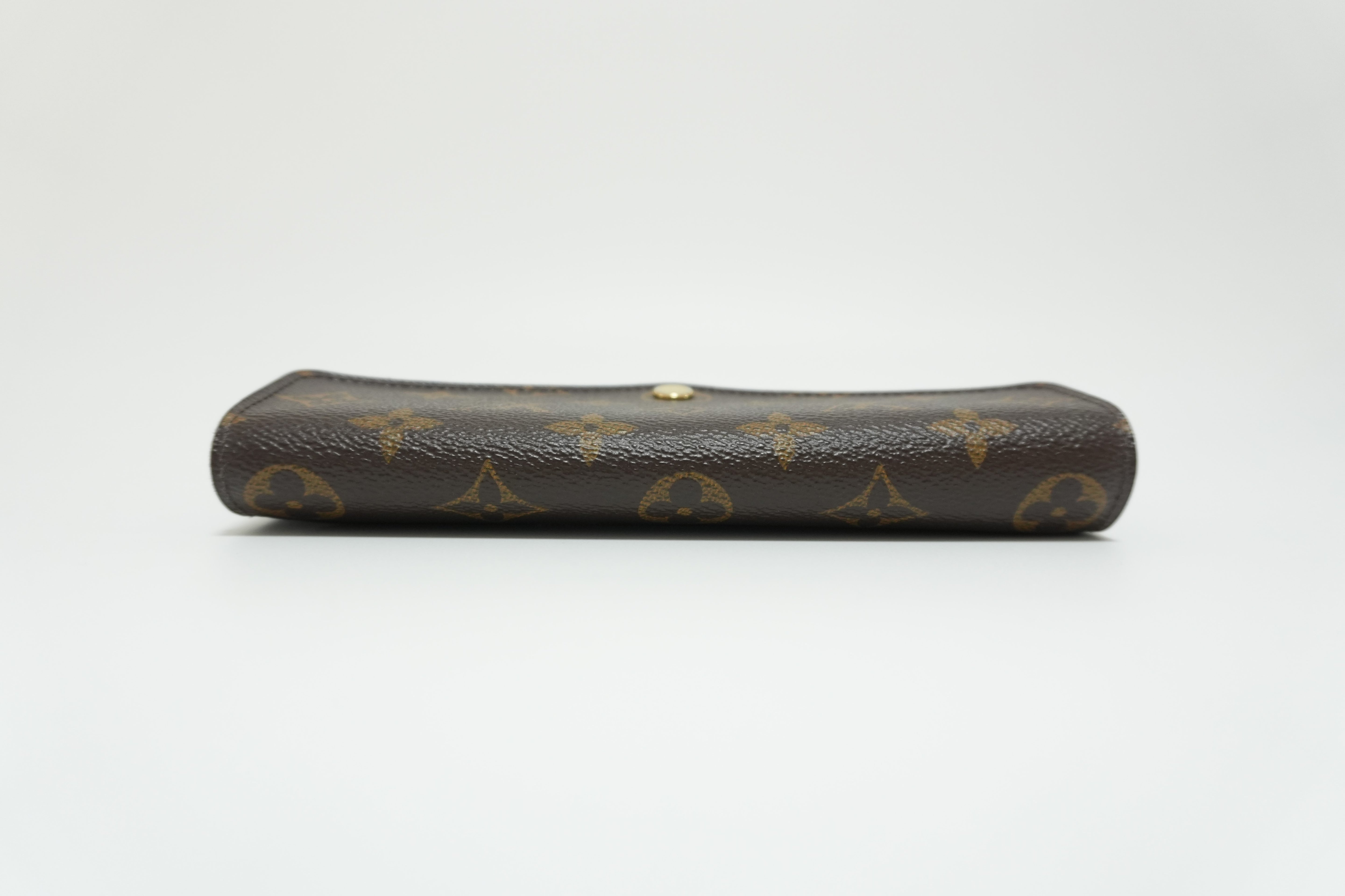 Louis Vuitton Monogram New Model Sarah Wallet Brown Used