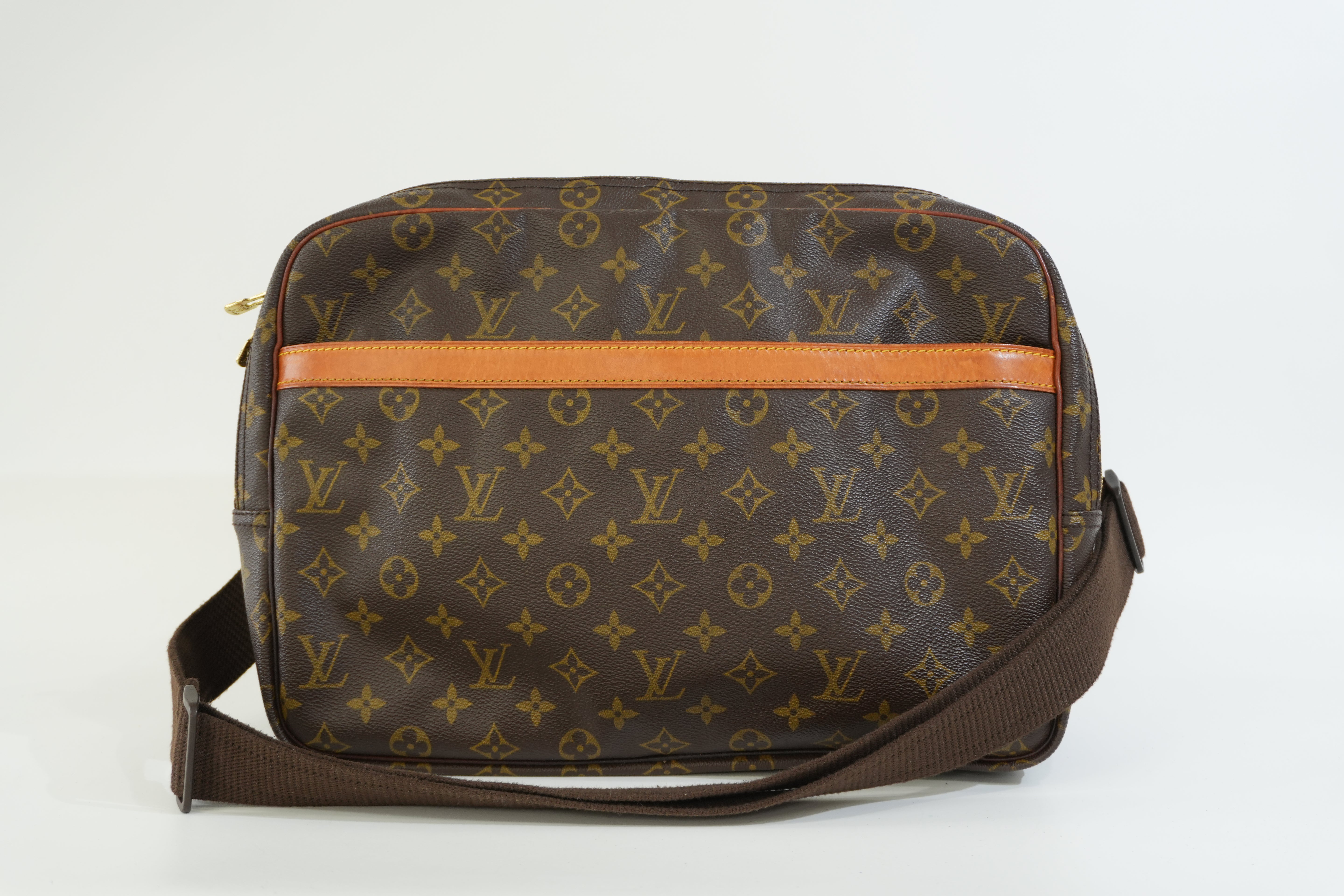 Pre-owned Louis Vuitton Monogram Reporter GM Messenger Bag