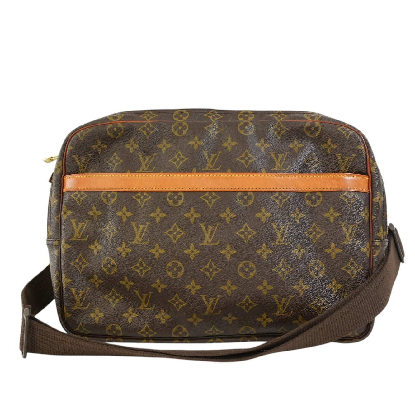 Pre-owned Louis Vuitton Monogram Reporter GM Messenger Bag