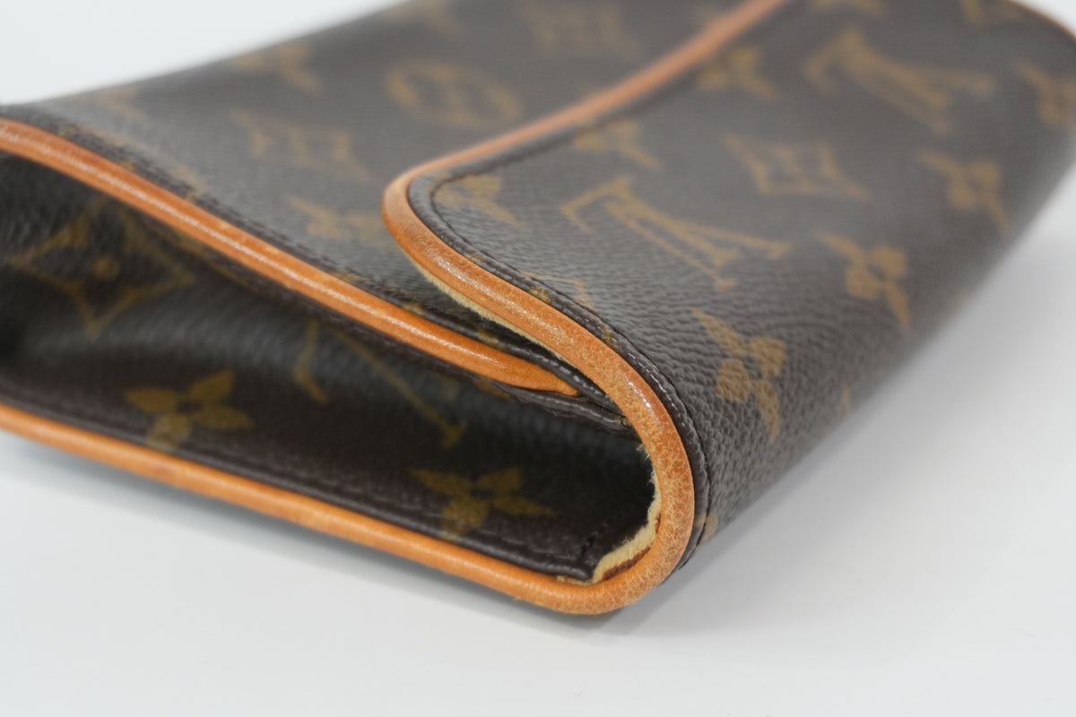 Pre-Owned Louis Vuitton Monogram Pochette Florentine Missing Belt