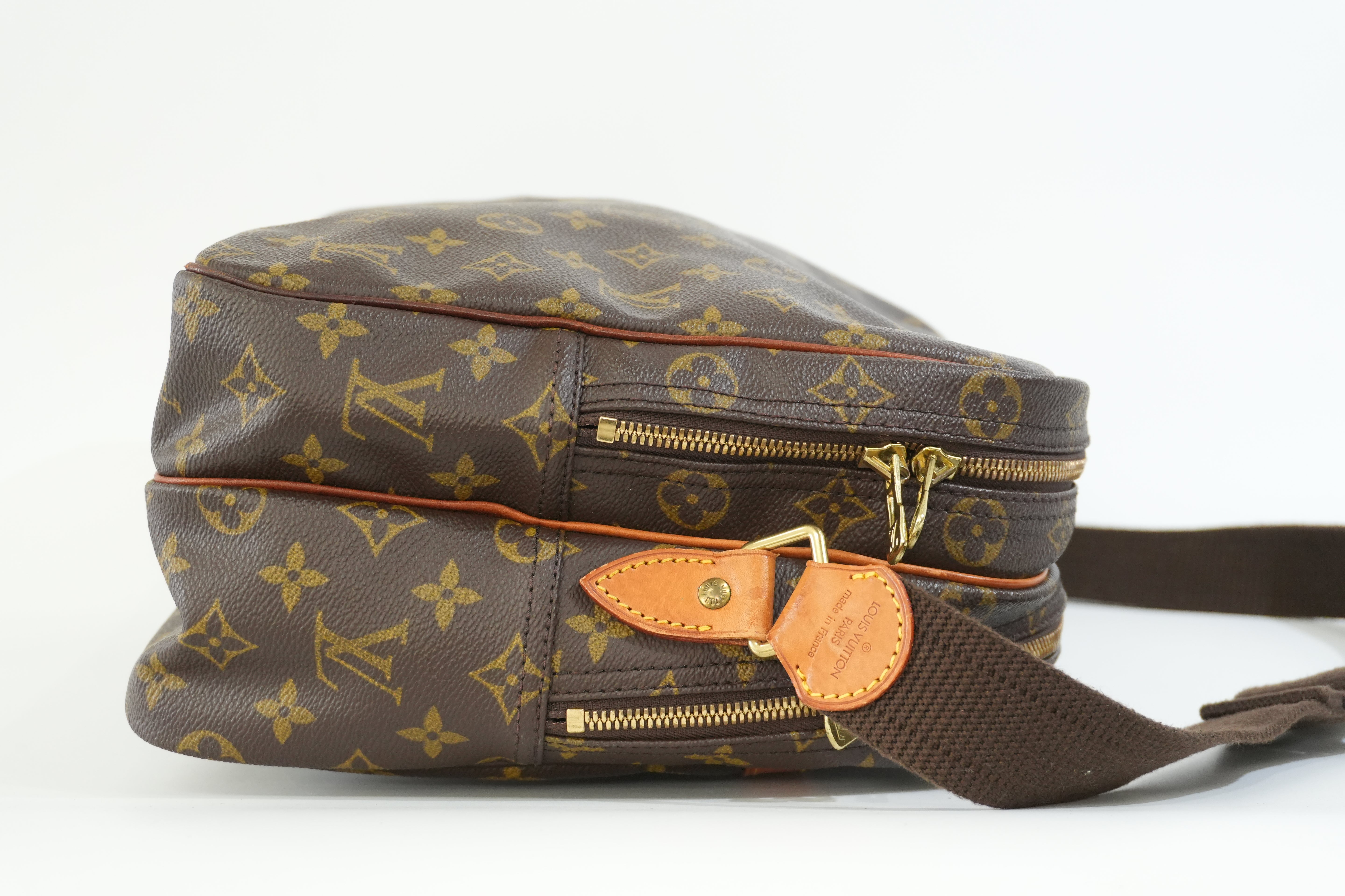 Pre-owned Louis Vuitton Monogram Reporter GM Messenger Bag