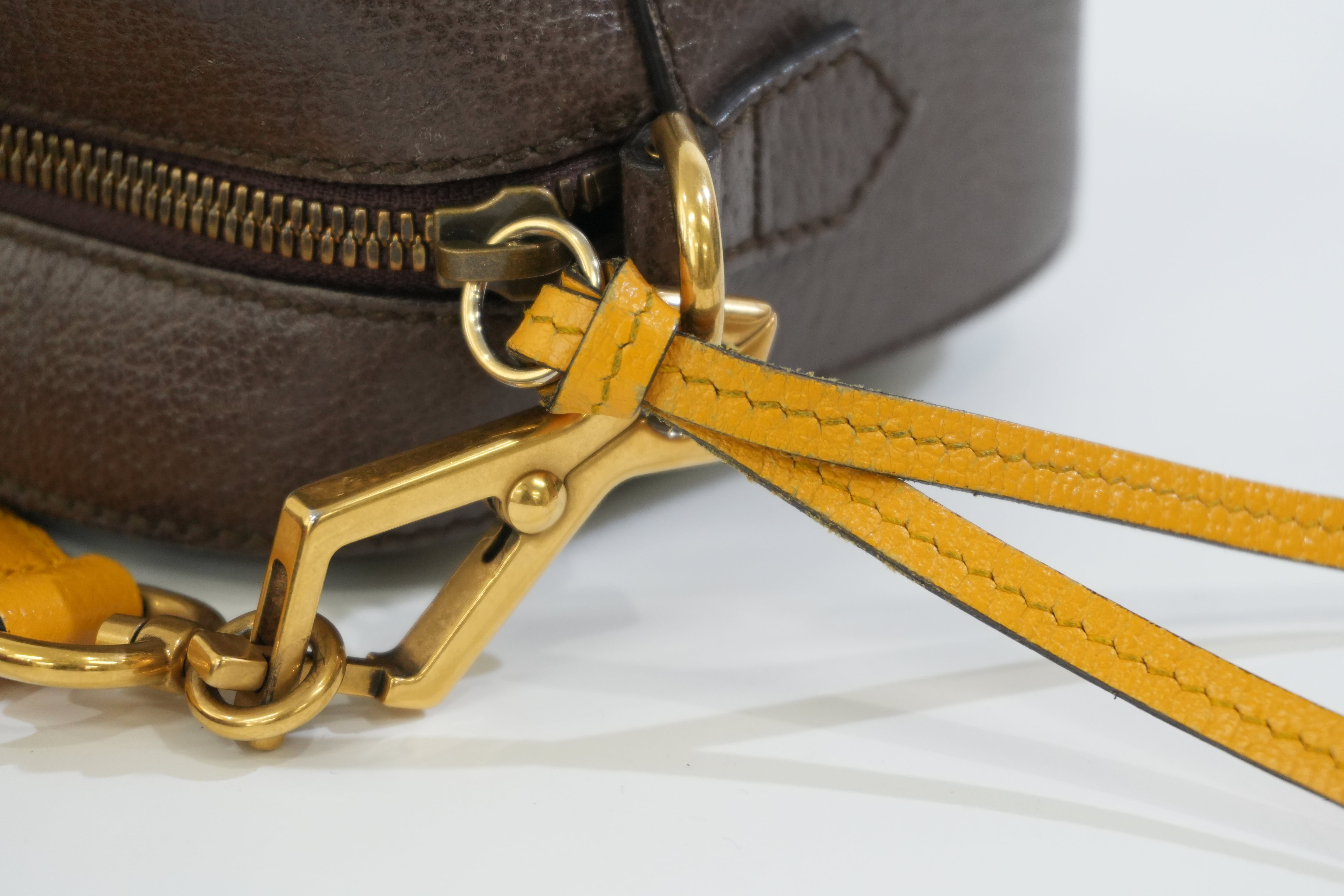 Pre-owned Gucci Canvas Supreme Neo Shoulder Bag Brown